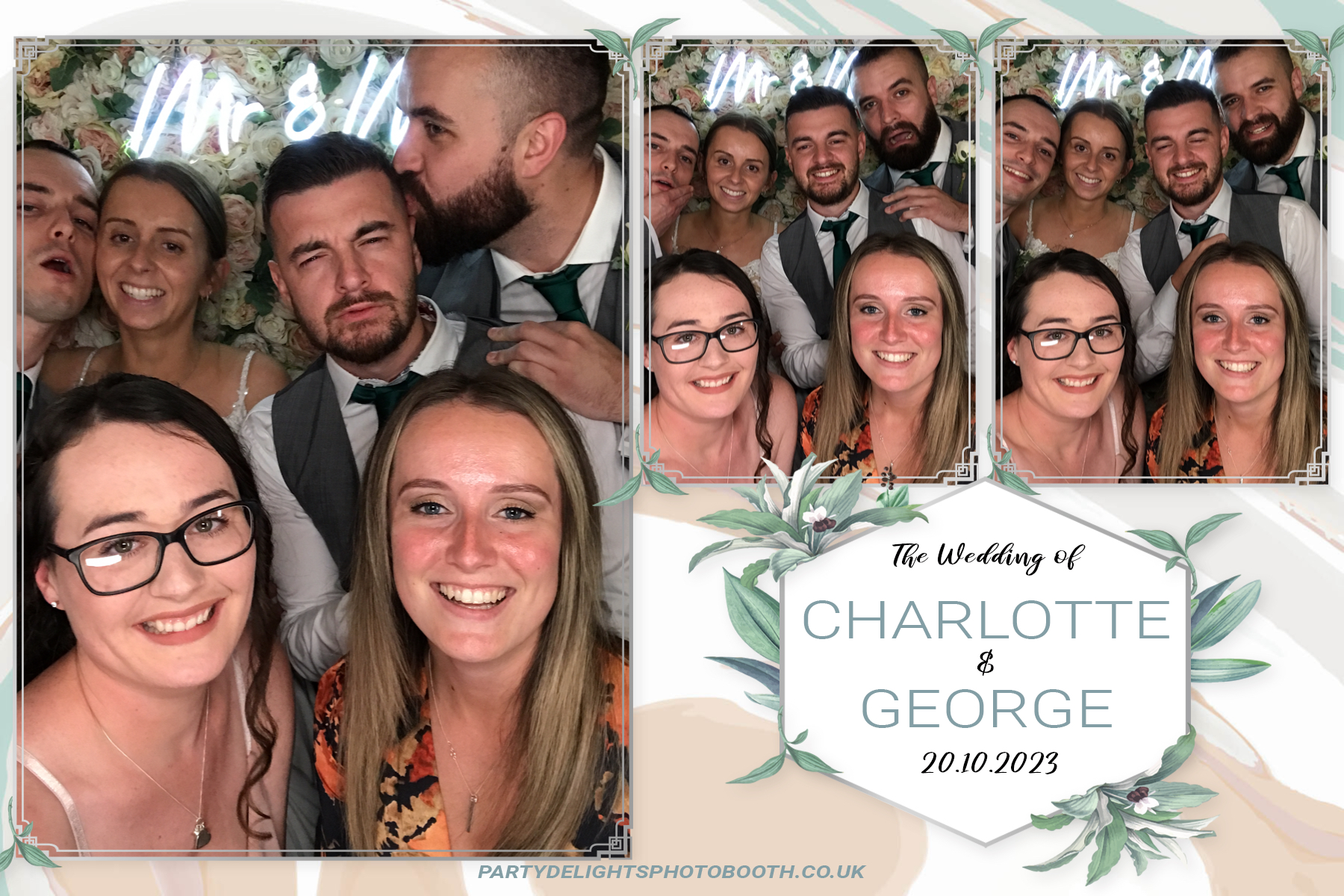 Charlotte & George's Wedding | View more photos from the event at gallery.partydelightsphotobooth.co.uk/u/PartyDelightsPhotoBooth/Charlotte-Georges-Wedding