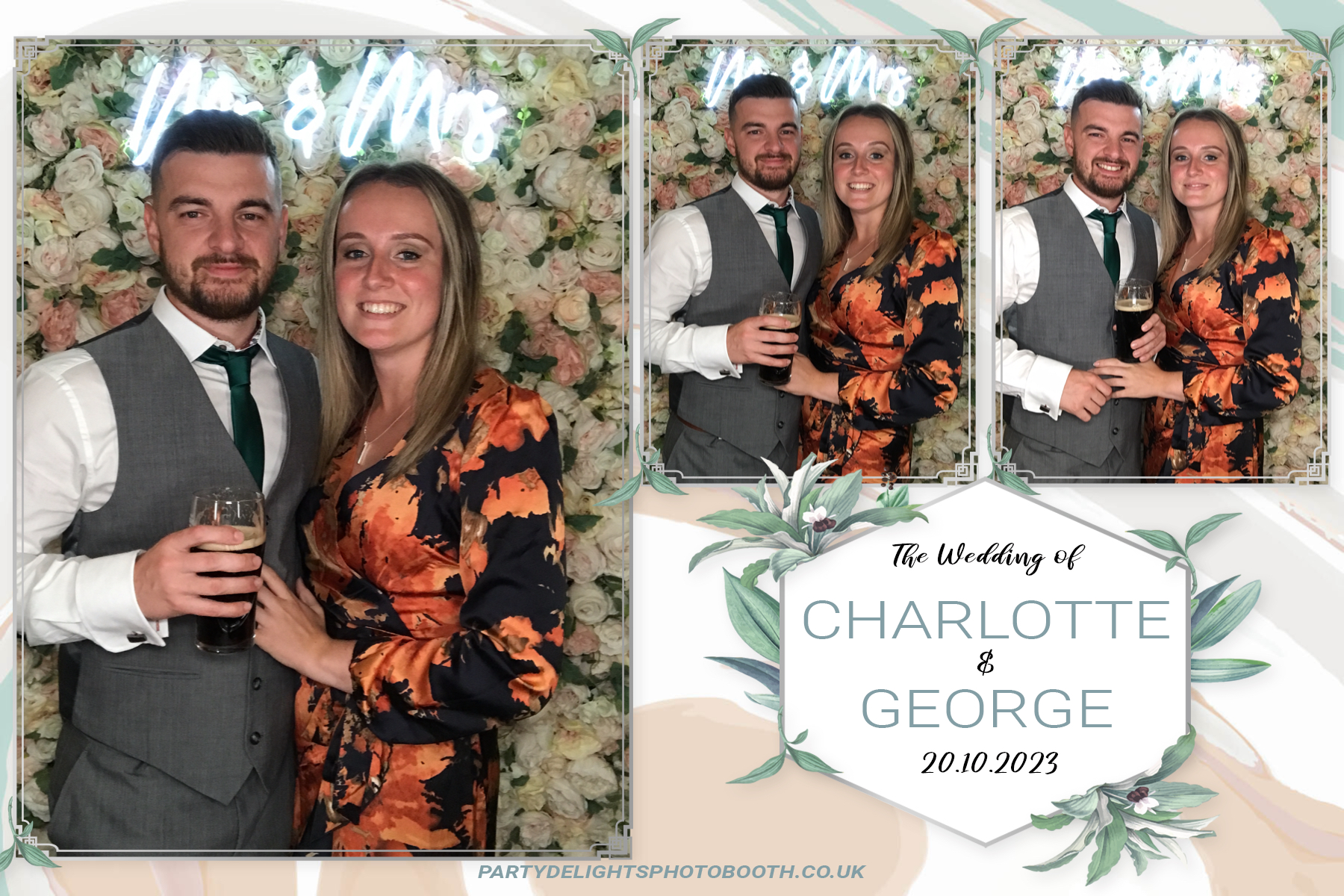 Charlotte & George's Wedding | View more photos from the event at gallery.partydelightsphotobooth.co.uk/u/PartyDelightsPhotoBooth/Charlotte-Georges-Wedding