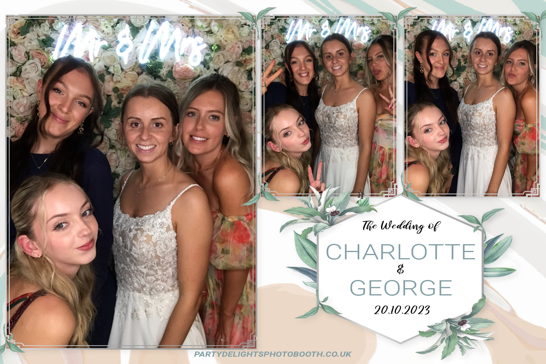 Charlotte & George's Wedding | View more photos from the event at gallery.partydelightsphotobooth.co.uk/u/PartyDelightsPhotoBooth/Charlotte-Georges-Wedding