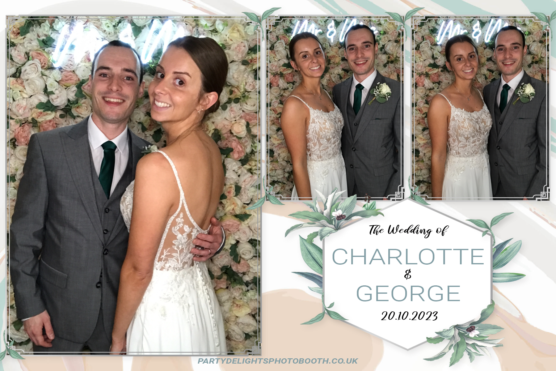 Charlotte & George's Wedding | View more photos from the event at gallery.partydelightsphotobooth.co.uk/u/PartyDelightsPhotoBooth/Charlotte-Georges-Wedding