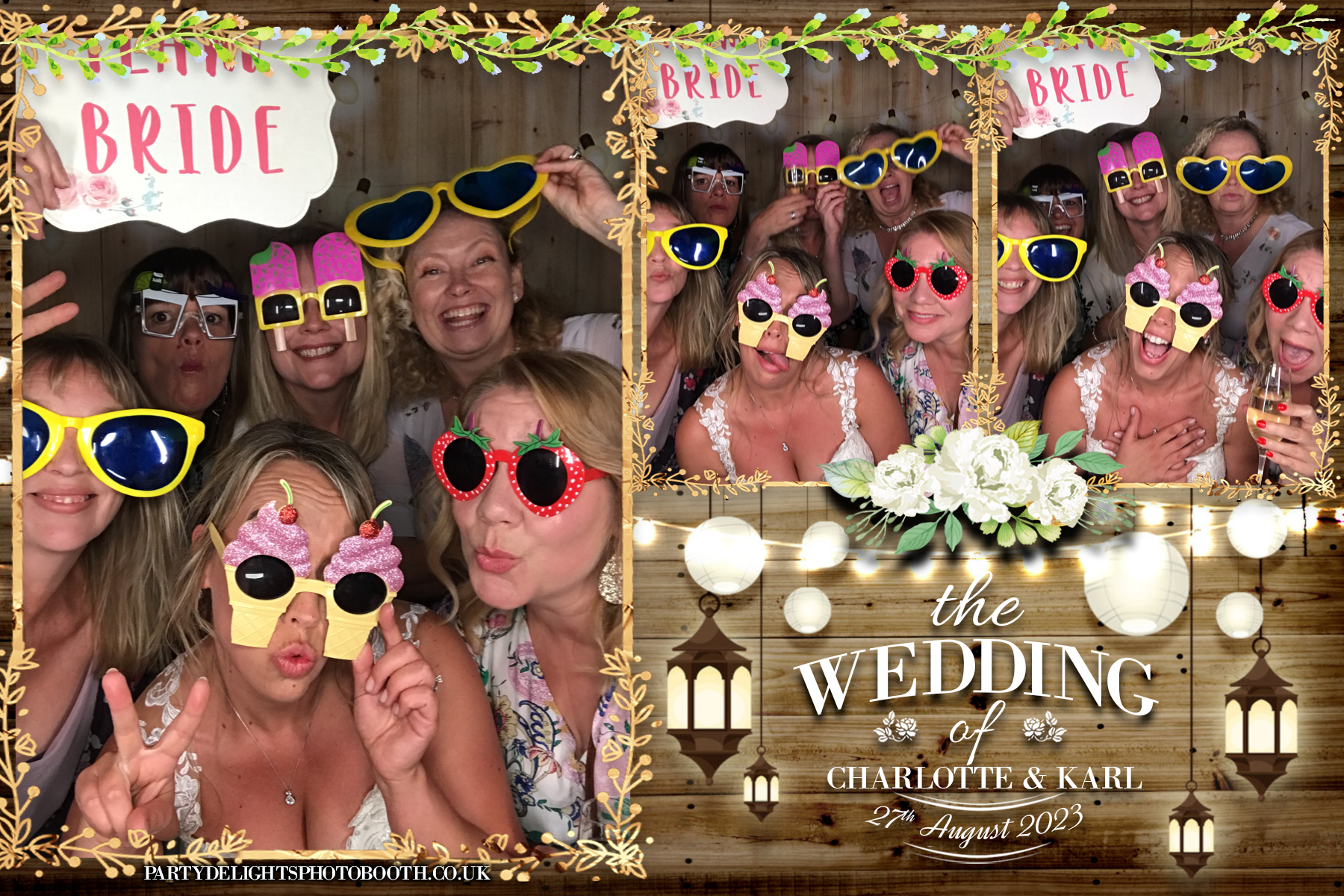 Charlotte & Karl’s wedding | View more photos from the event at gallery.partydelightsphotobooth.co.uk/u/PartyDelightsPhotoBooth/Charlotte-Karl’s-wedding