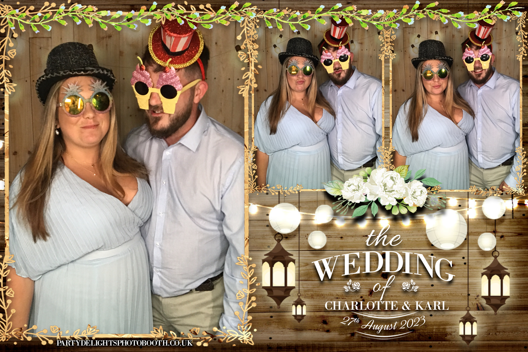 Charlotte & Karl’s wedding | View more photos from the event at gallery.partydelightsphotobooth.co.uk/u/PartyDelightsPhotoBooth/Charlotte-Karl’s-wedding