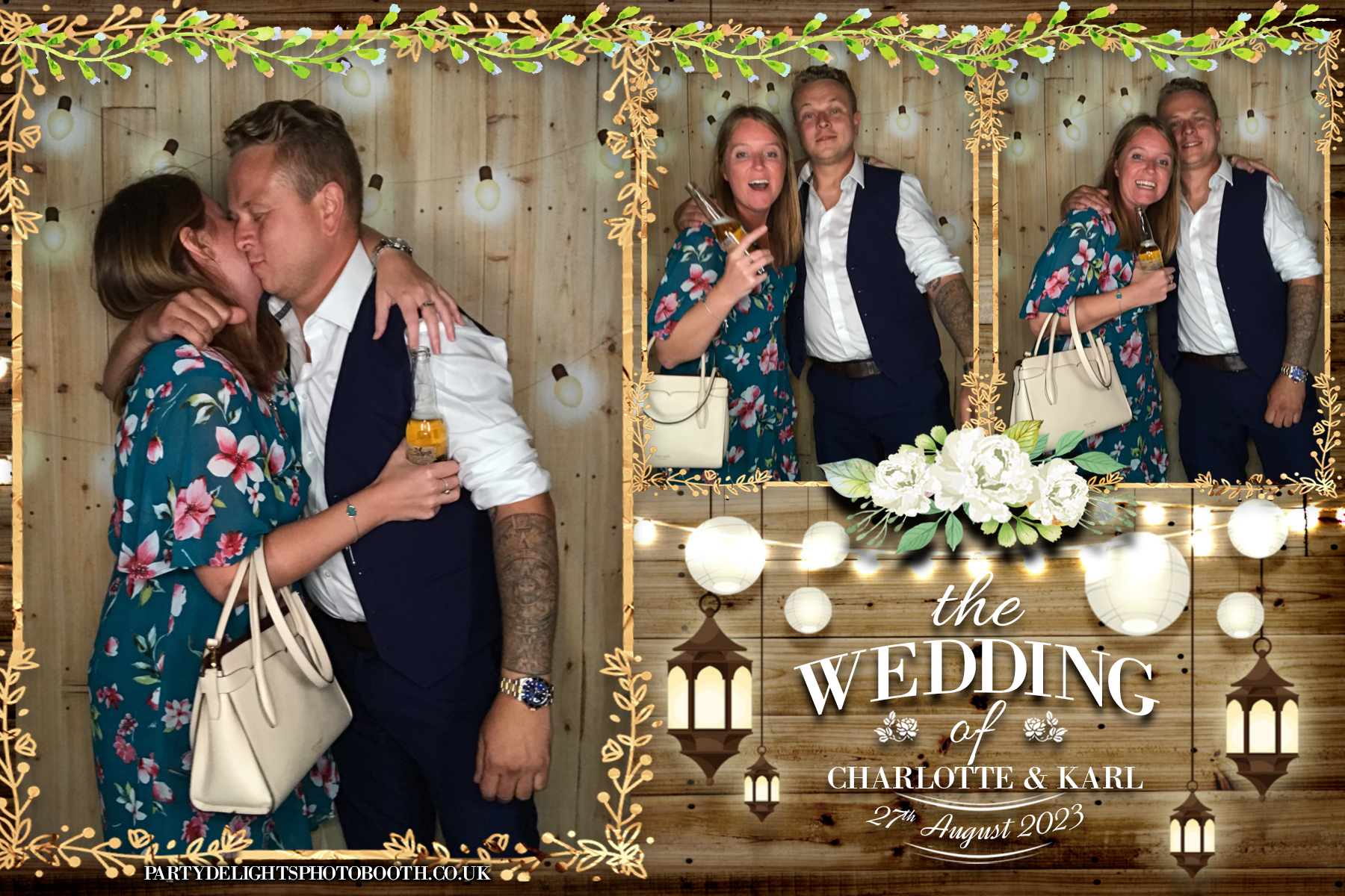 Charlotte & Karl’s wedding | View more photos from the event at gallery.partydelightsphotobooth.co.uk/u/PartyDelightsPhotoBooth/Charlotte-Karl’s-wedding