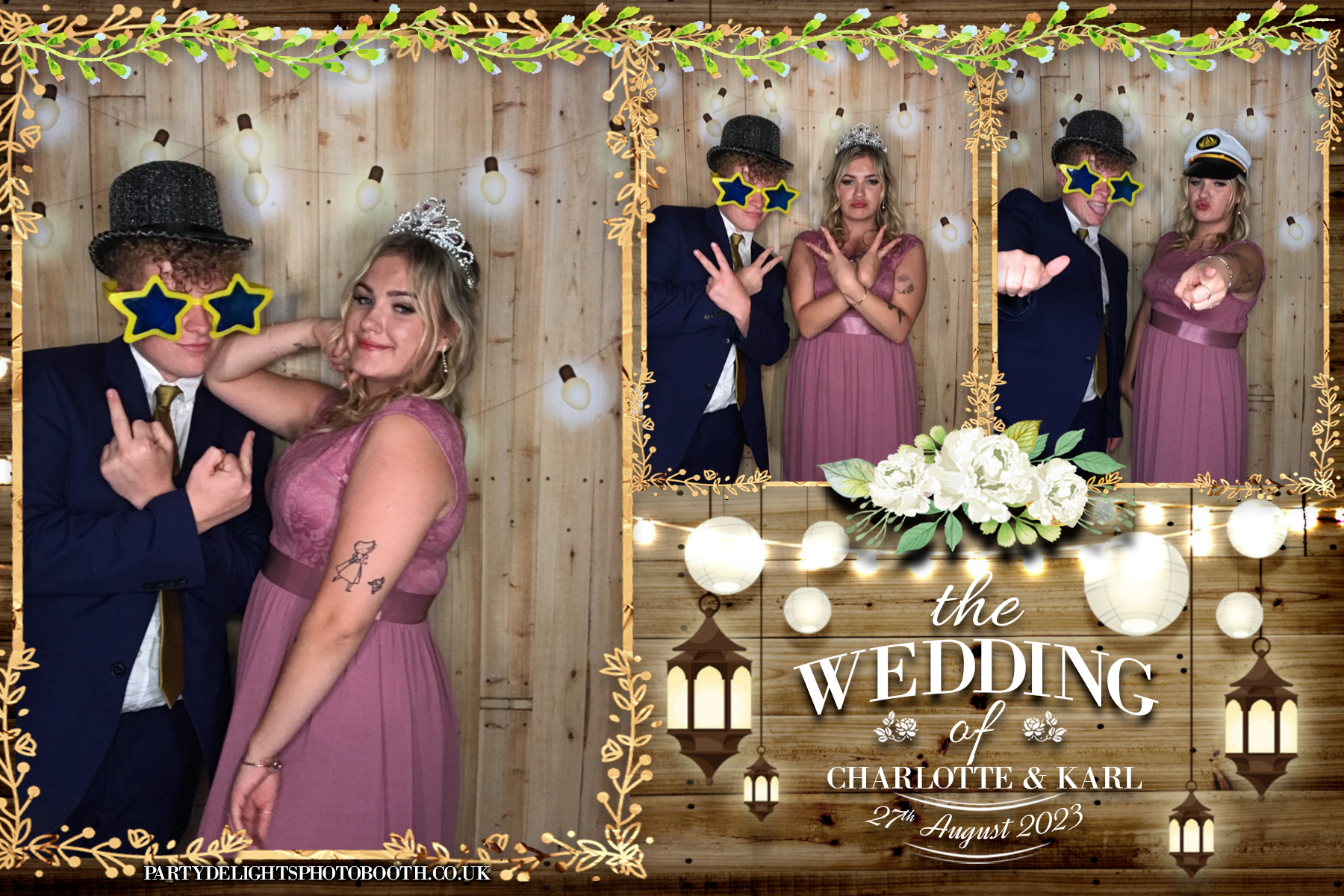 Charlotte & Karl’s wedding | View more photos from the event at gallery.partydelightsphotobooth.co.uk/u/PartyDelightsPhotoBooth/Charlotte-Karl’s-wedding