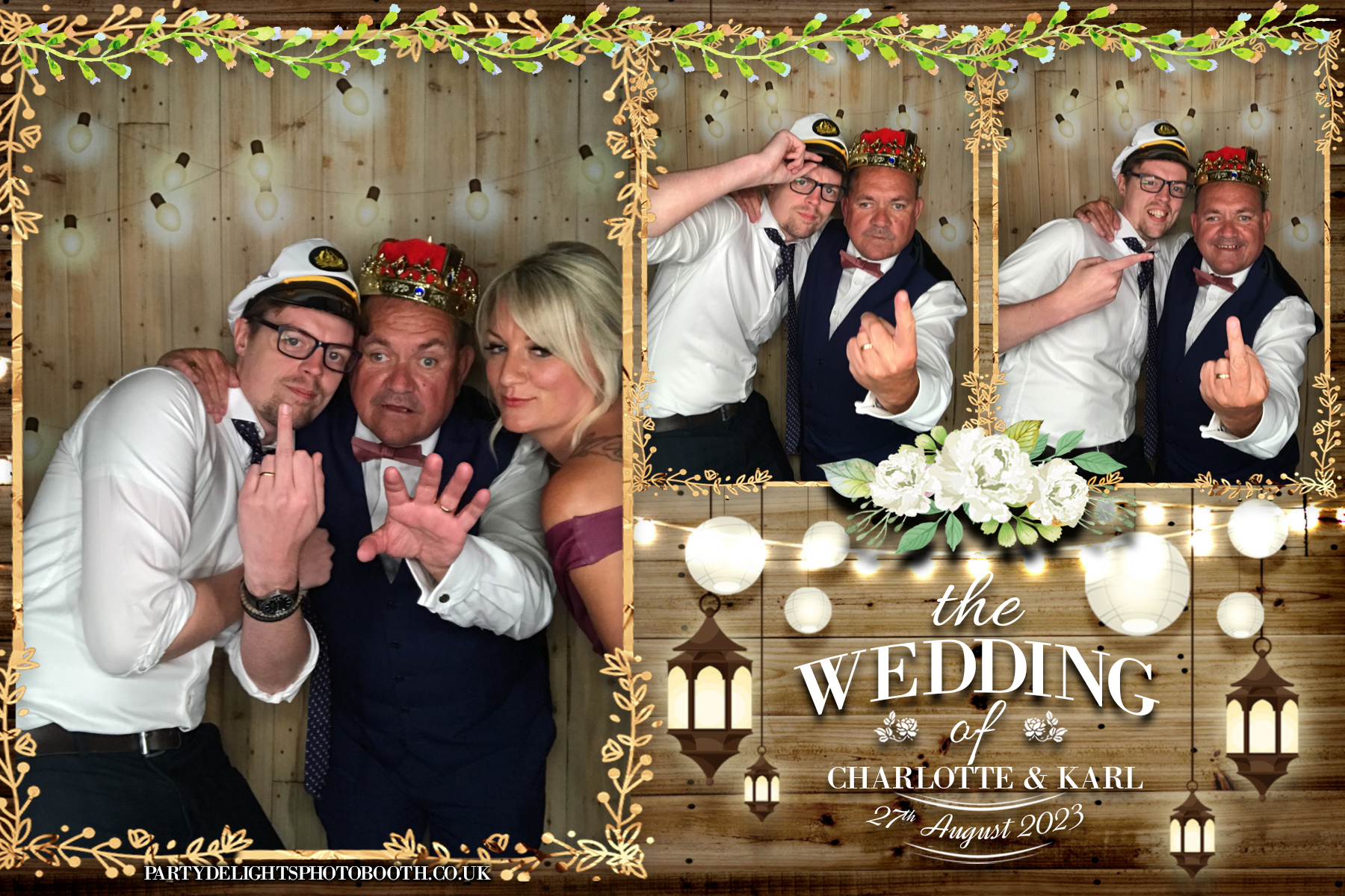 Charlotte & Karl’s wedding | View more photos from the event at gallery.partydelightsphotobooth.co.uk/u/PartyDelightsPhotoBooth/Charlotte-Karl’s-wedding
