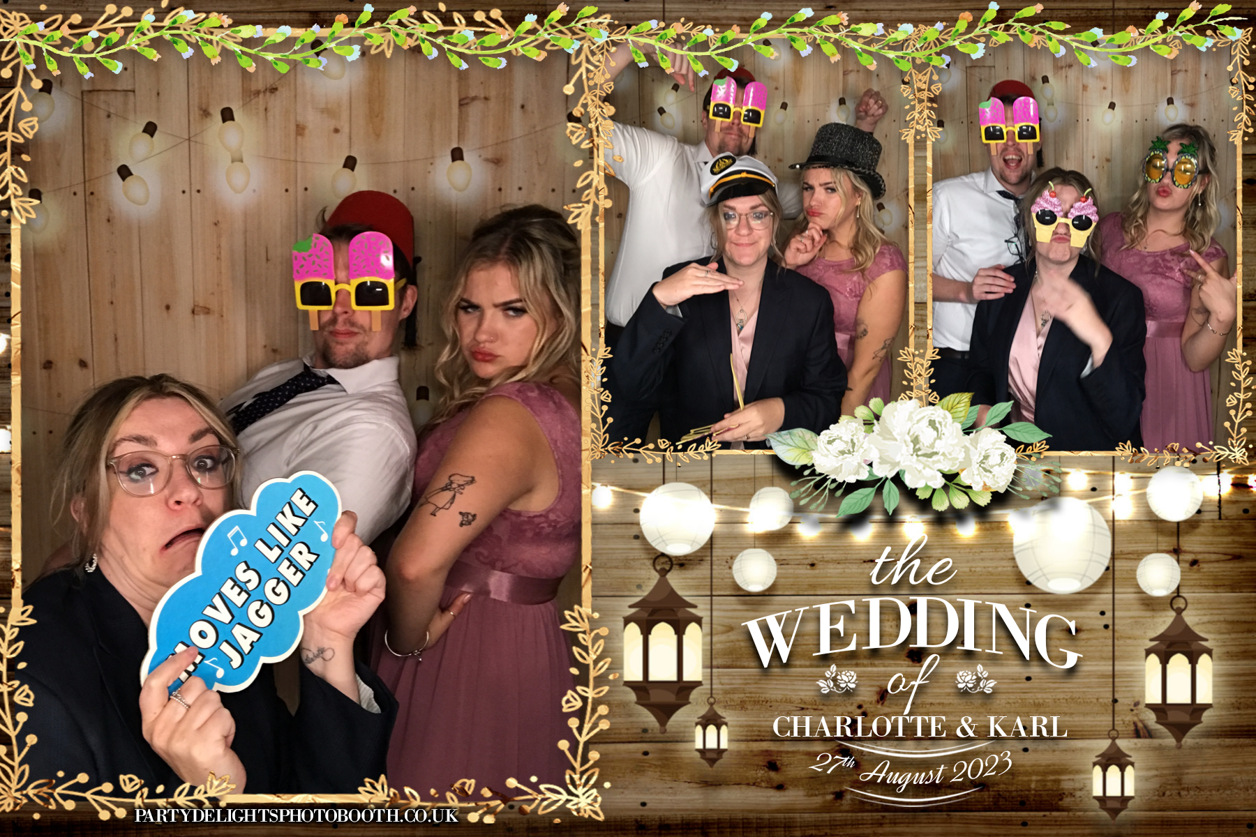 Charlotte & Karl’s wedding | View more photos from the event at gallery.partydelightsphotobooth.co.uk/u/PartyDelightsPhotoBooth/Charlotte-Karl’s-wedding