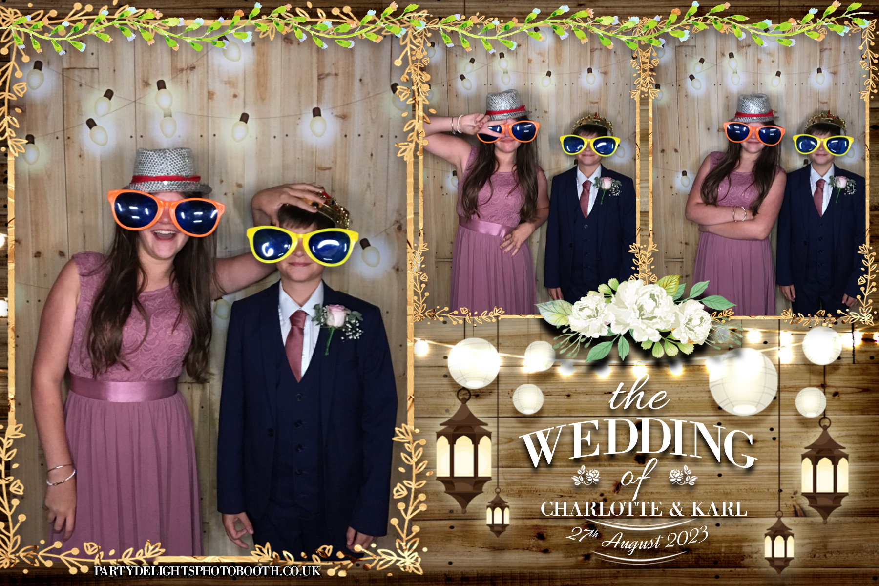 Charlotte & Karl’s wedding | View more photos from the event at gallery.partydelightsphotobooth.co.uk/u/PartyDelightsPhotoBooth/Charlotte-Karl’s-wedding