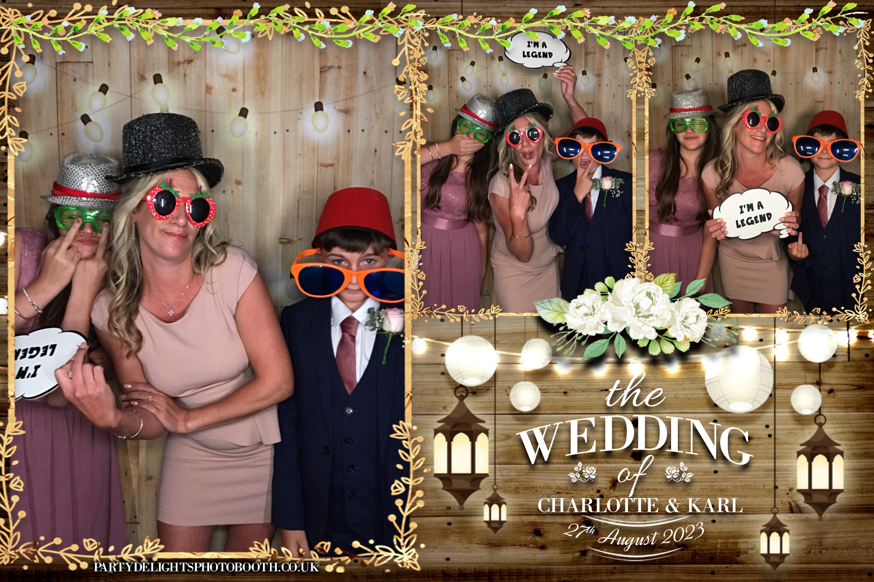 Charlotte & Karl’s wedding | View more photos from the event at gallery.partydelightsphotobooth.co.uk/u/PartyDelightsPhotoBooth/Charlotte-Karl’s-wedding