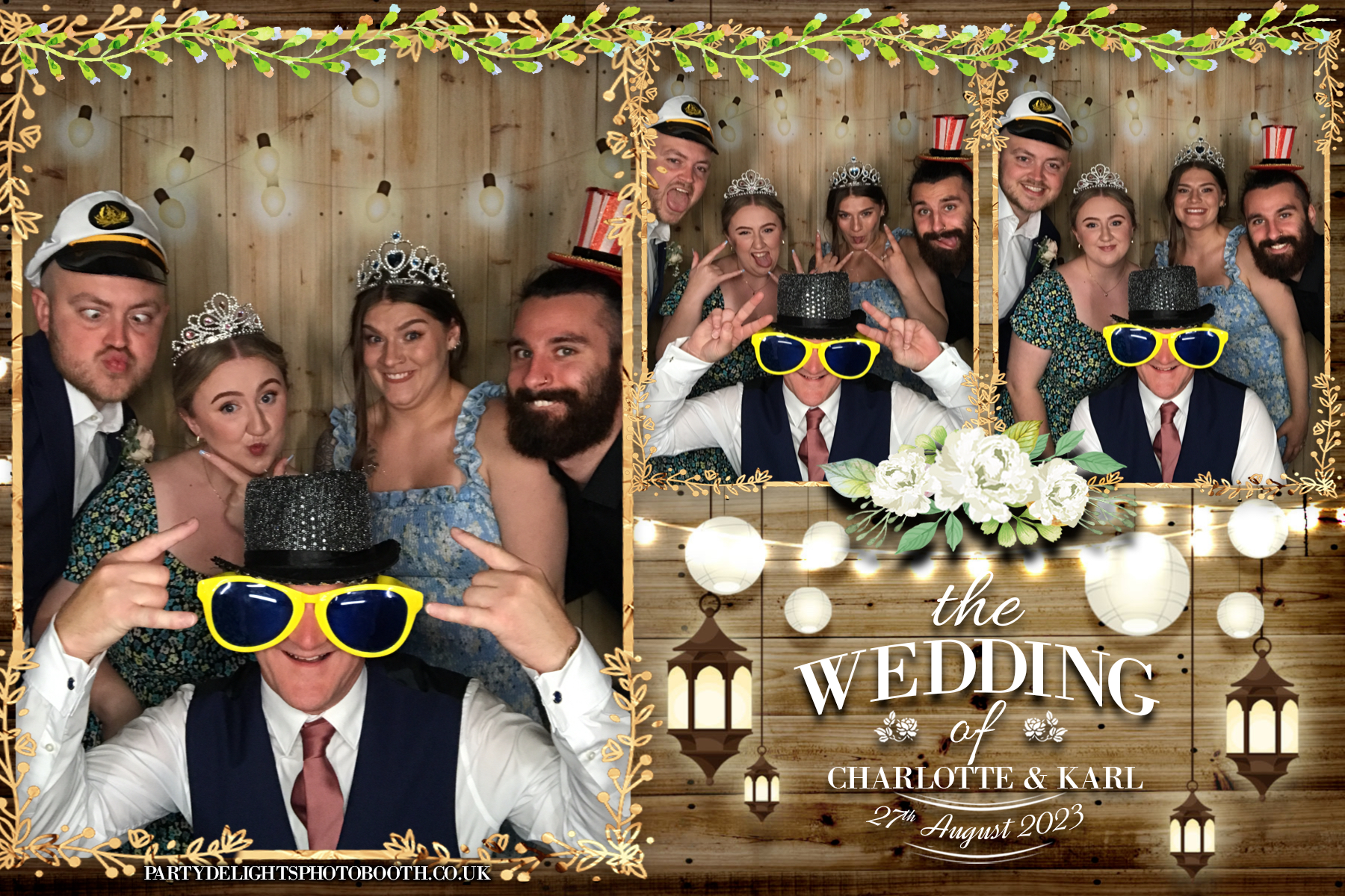 Charlotte & Karl’s wedding | View more photos from the event at gallery.partydelightsphotobooth.co.uk/u/PartyDelightsPhotoBooth/Charlotte-Karl’s-wedding