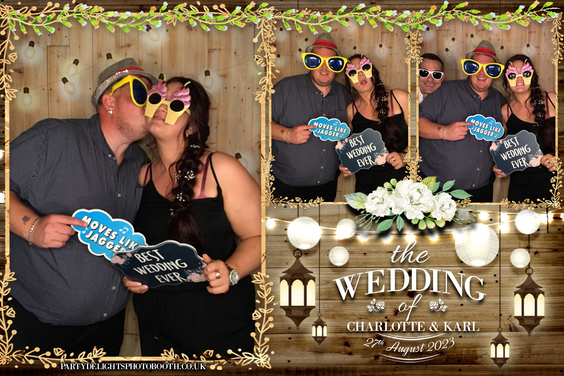 Charlotte & Karl’s wedding | View more photos from the event at gallery.partydelightsphotobooth.co.uk/u/PartyDelightsPhotoBooth/Charlotte-Karl’s-wedding