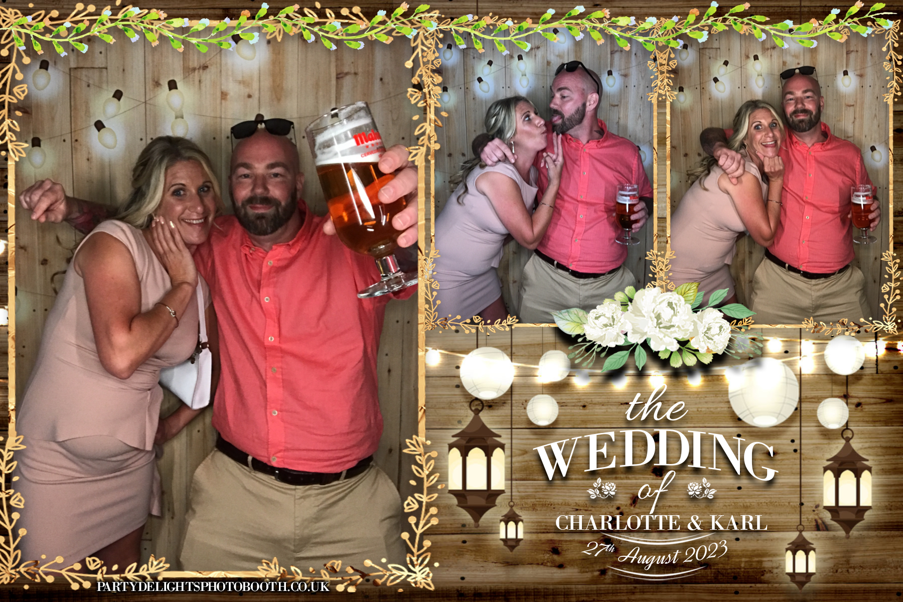 Charlotte & Karl’s wedding | View more photos from the event at gallery.partydelightsphotobooth.co.uk/u/PartyDelightsPhotoBooth/Charlotte-Karl’s-wedding