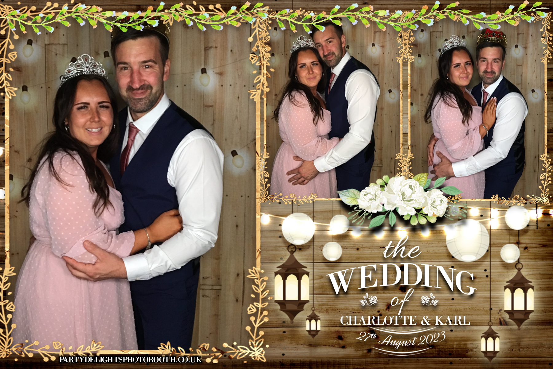 Charlotte & Karl’s wedding | View more photos from the event at gallery.partydelightsphotobooth.co.uk/u/PartyDelightsPhotoBooth/Charlotte-Karl’s-wedding