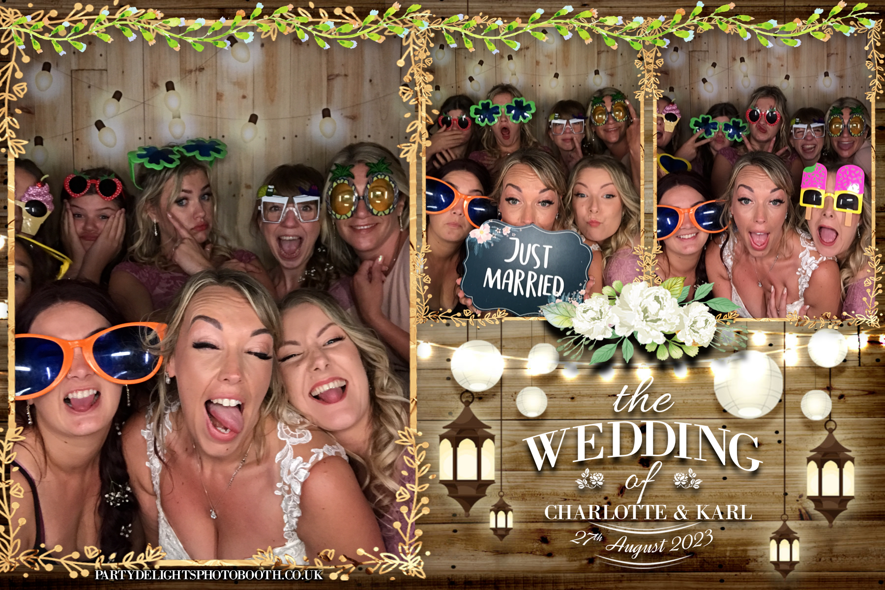 Charlotte & Karl’s wedding | View more photos from the event at gallery.partydelightsphotobooth.co.uk/u/PartyDelightsPhotoBooth/Charlotte-Karl’s-wedding
