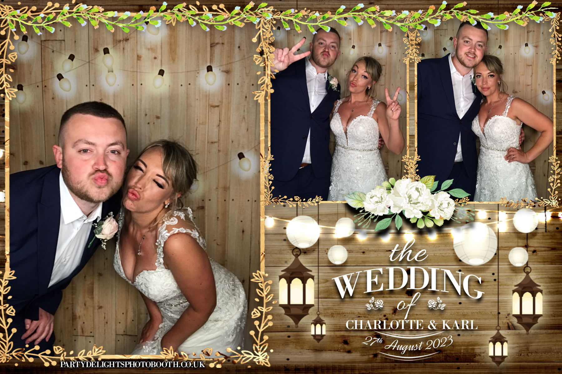 Charlotte & Karl’s wedding | View more photos from the event at gallery.partydelightsphotobooth.co.uk/u/PartyDelightsPhotoBooth/Charlotte-Karl’s-wedding