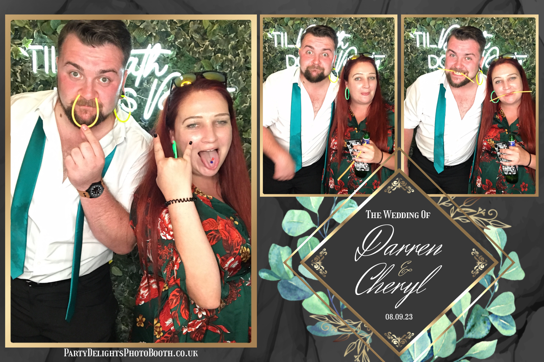 Cheryl & Darren's Wedding | View more photos from the event at gallery.partydelightsphotobooth.co.uk/u/PartyDelightsPhotoBooth/Cheryl-Darrens-Wedding