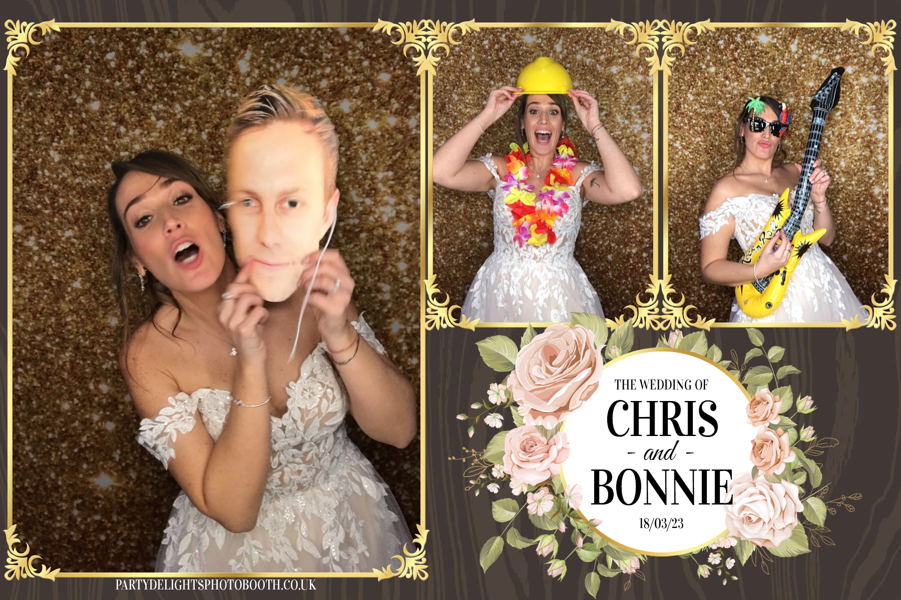 Chris and Bonnie's Wedding | View more photos from the event at gallery.partydelightsphotobooth.co.uk/u/PartyDelightsPhotoBooth/Chris-and-Bonnies-Wedding