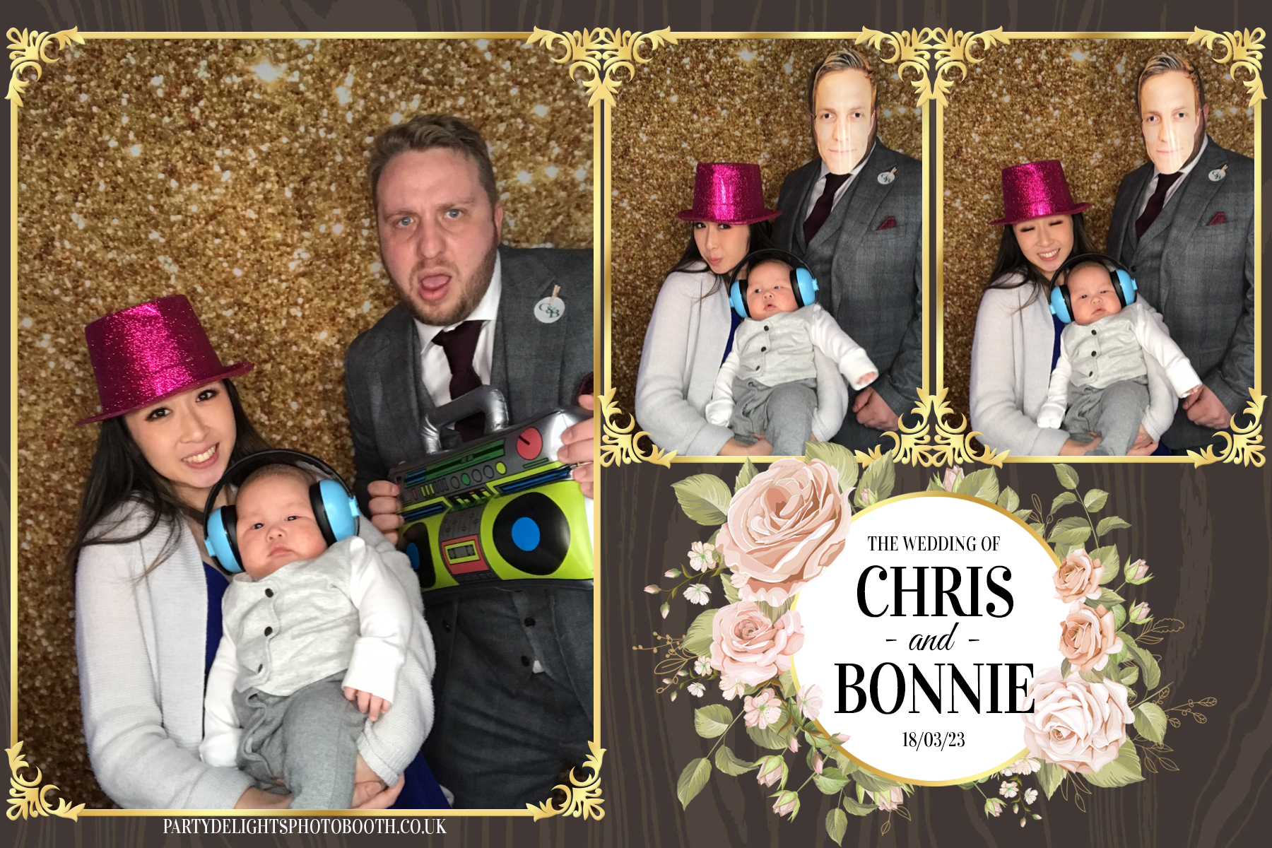 Chris and Bonnie's Wedding | View more photos from the event at gallery.partydelightsphotobooth.co.uk/u/PartyDelightsPhotoBooth/Chris-and-Bonnies-Wedding