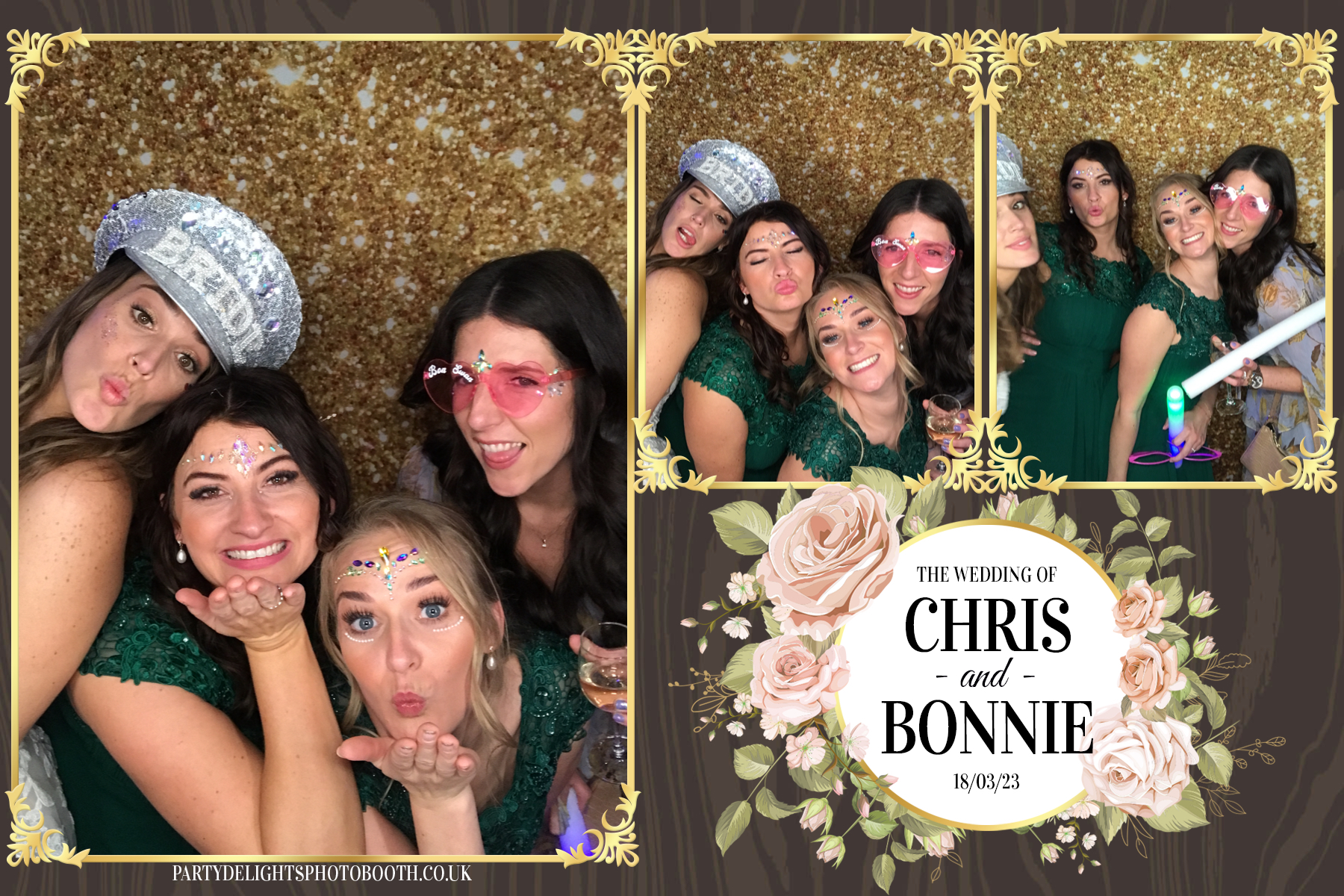 Chris and Bonnie's Wedding | View more photos from the event at gallery.partydelightsphotobooth.co.uk/u/PartyDelightsPhotoBooth/Chris-and-Bonnies-Wedding