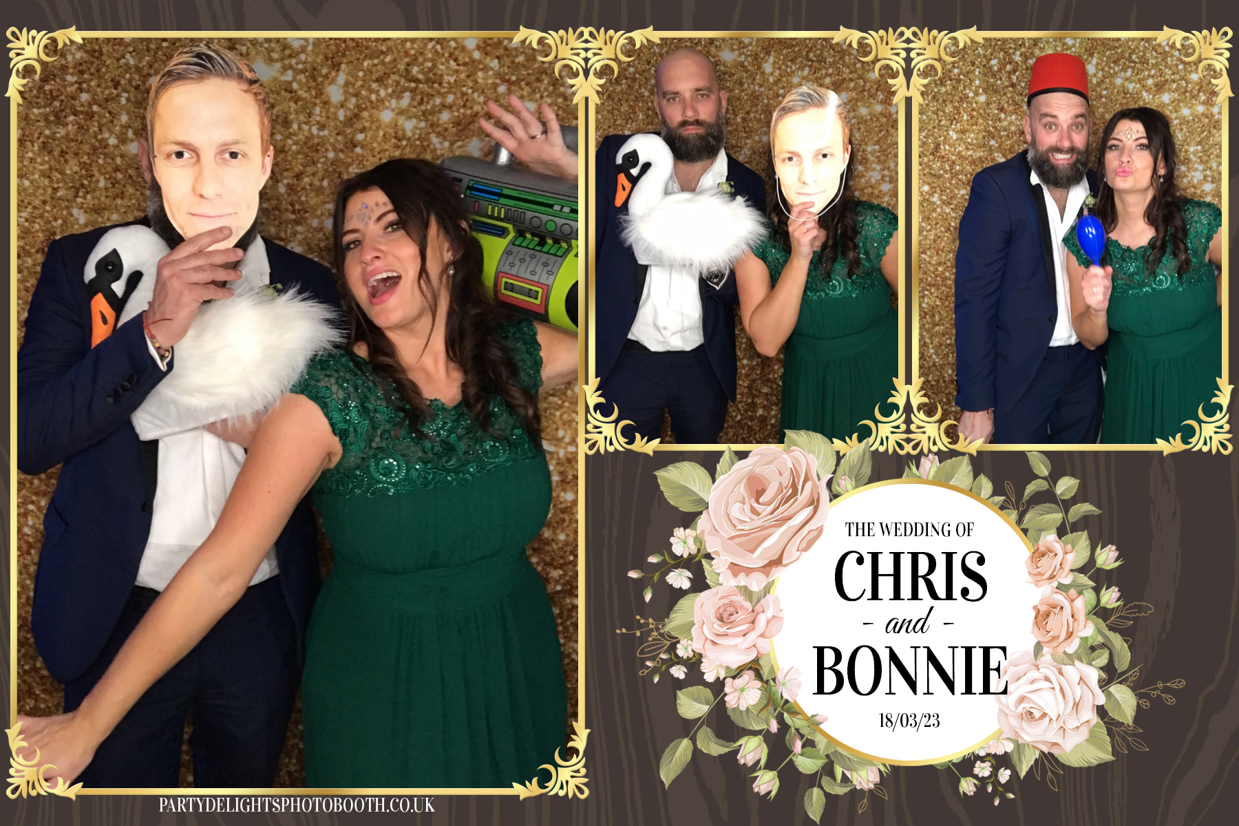 Chris and Bonnie's Wedding | View more photos from the event at gallery.partydelightsphotobooth.co.uk/u/PartyDelightsPhotoBooth/Chris-and-Bonnies-Wedding