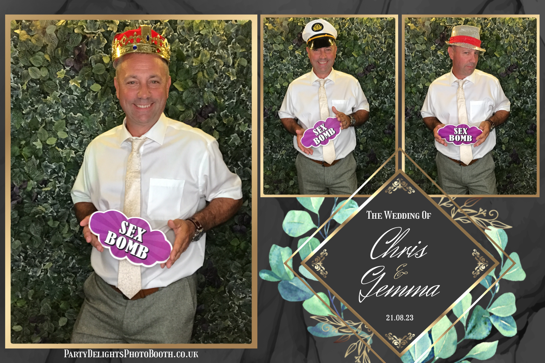 Chris and Gemma’s wedding | View more photos from the event at gallery.partydelightsphotobooth.co.uk/u/PartyDelightsPhotoBooth/Chris-and-Gemma’s-wedding