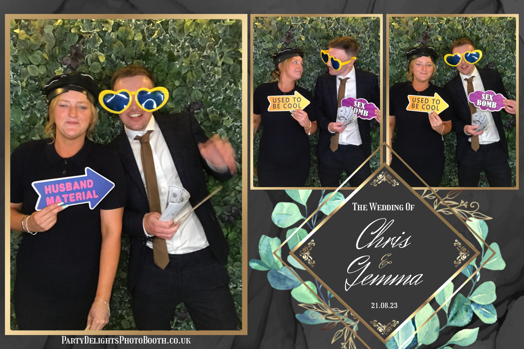 Chris and Gemma’s wedding | View more photos from the event at gallery.partydelightsphotobooth.co.uk/u/PartyDelightsPhotoBooth/Chris-and-Gemma’s-wedding