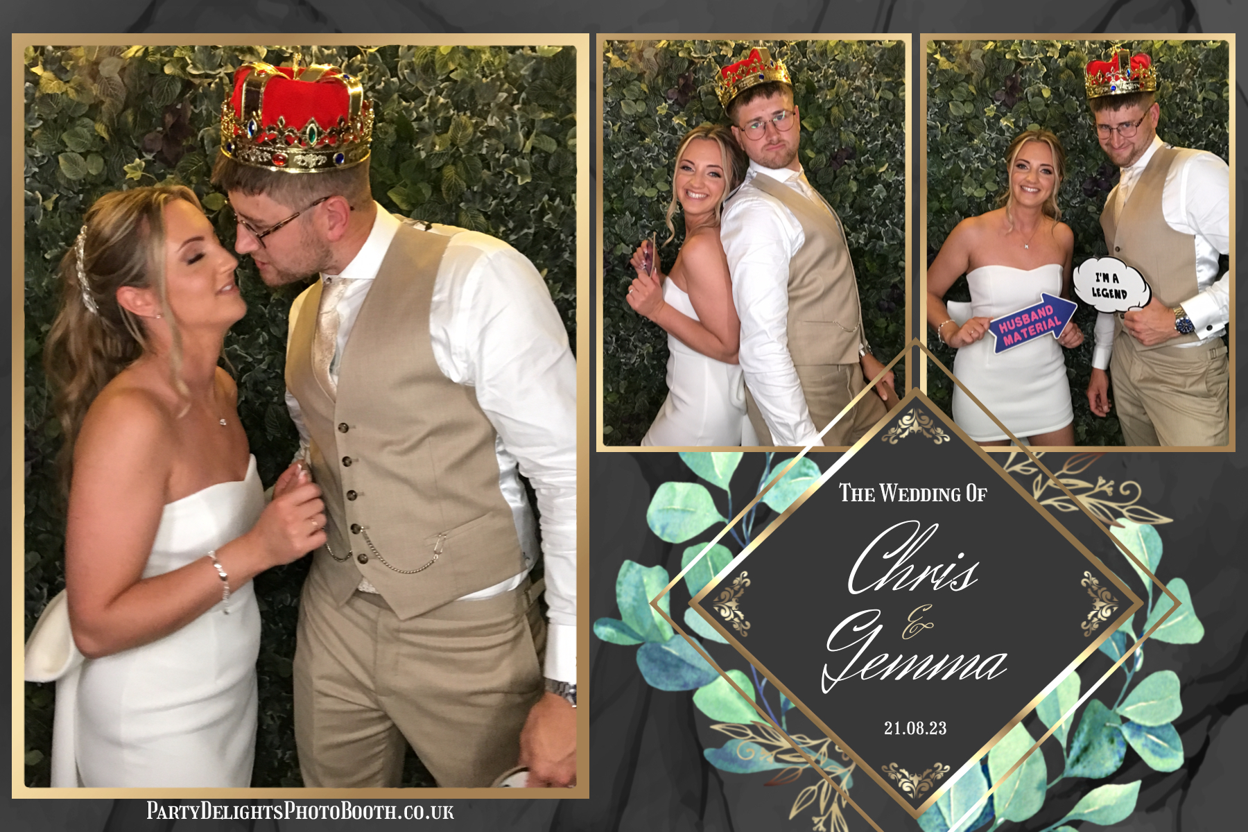 Chris and Gemma’s wedding | View more photos from the event at gallery.partydelightsphotobooth.co.uk/u/PartyDelightsPhotoBooth/Chris-and-Gemma’s-wedding