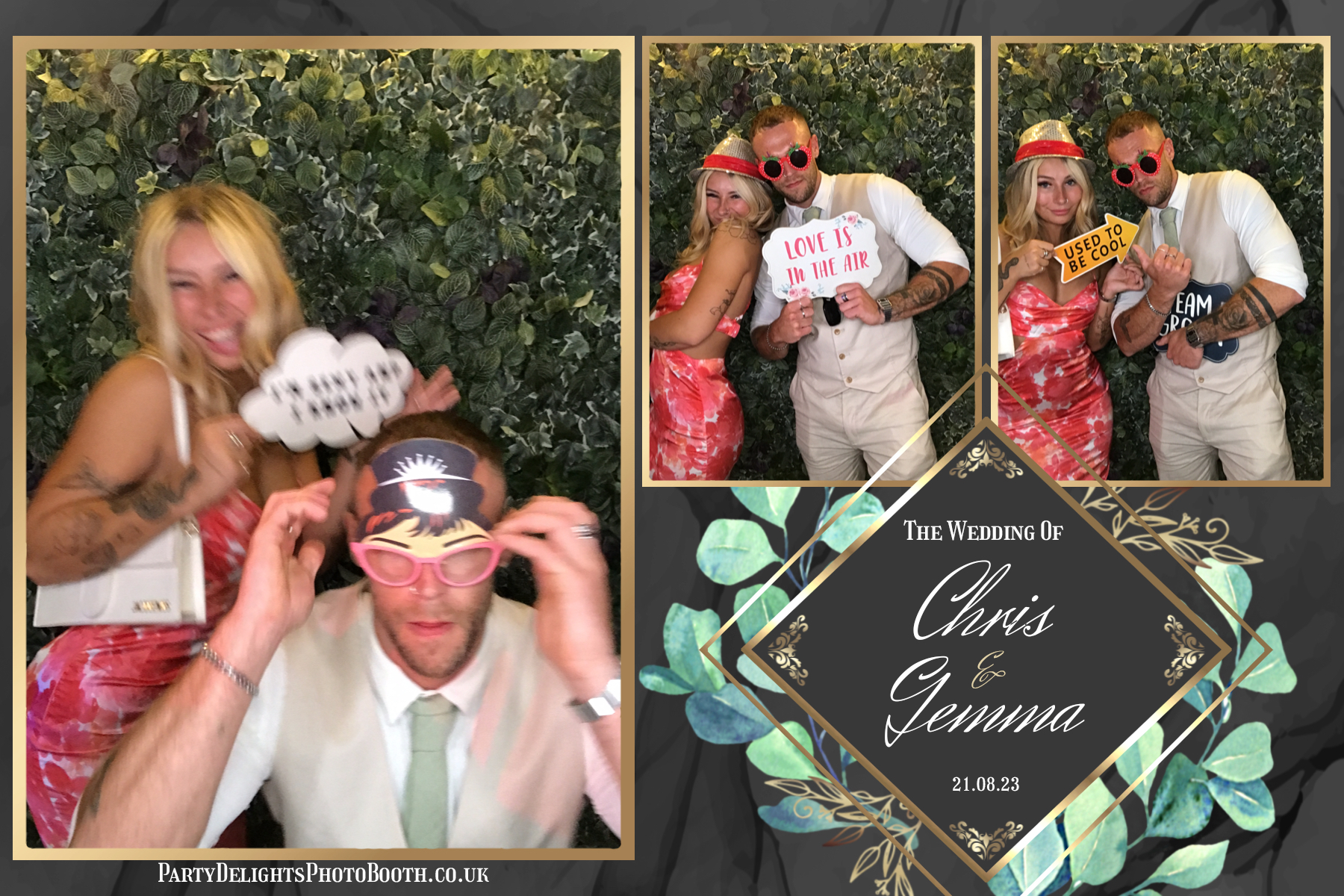 Chris and Gemma’s wedding | View more photos from the event at gallery.partydelightsphotobooth.co.uk/u/PartyDelightsPhotoBooth/Chris-and-Gemma’s-wedding
