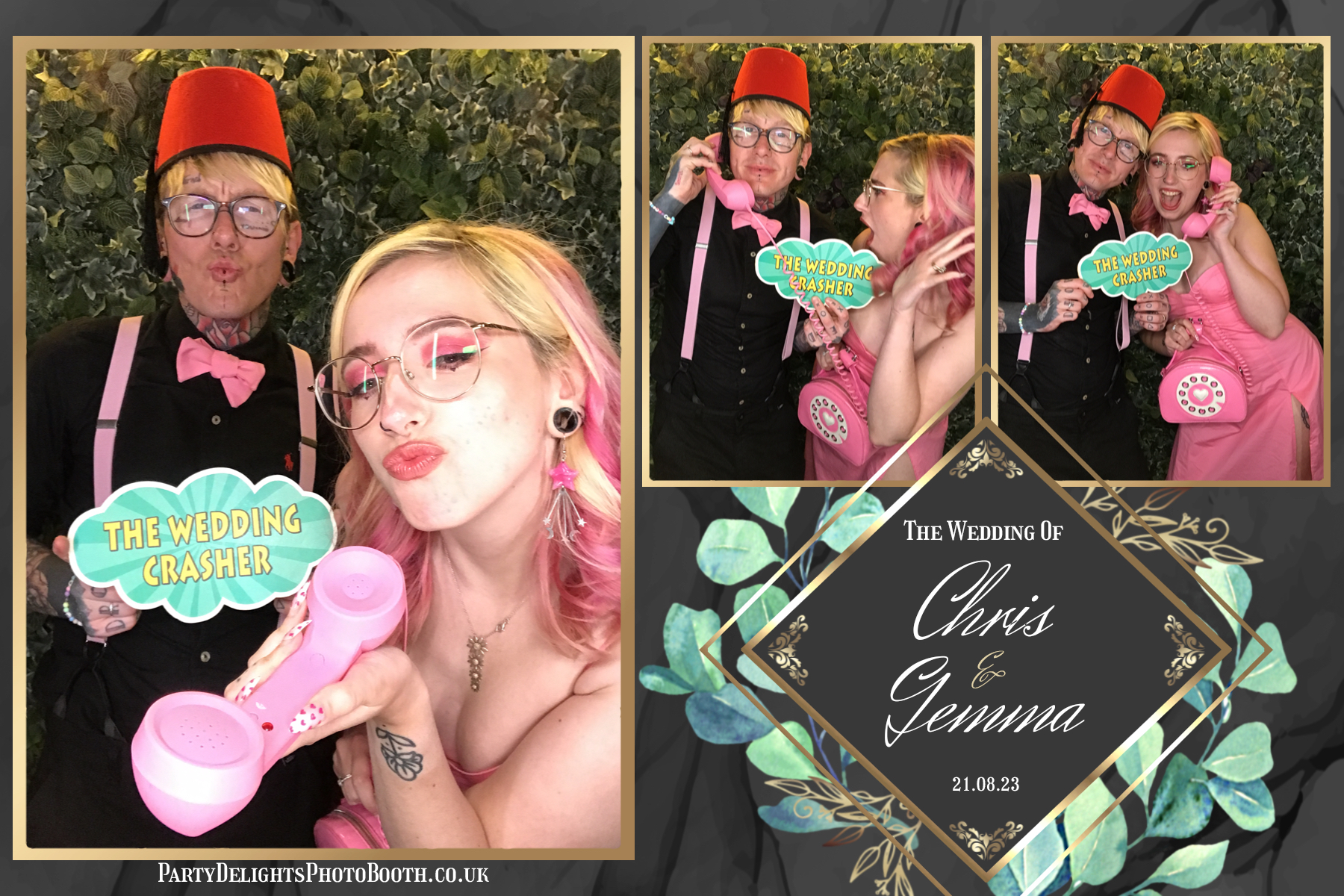 Chris and Gemma’s wedding | View more photos from the event at gallery.partydelightsphotobooth.co.uk/u/PartyDelightsPhotoBooth/Chris-and-Gemma’s-wedding