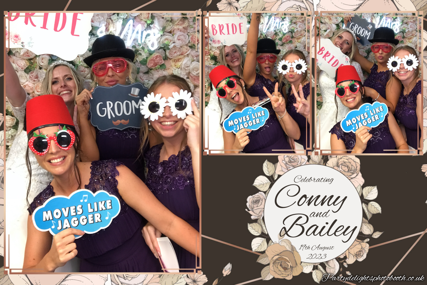 Conny & Bailey’s Wedding | View more photos from the event at gallery.partydelightsphotobooth.co.uk/u/PartyDelightsPhotoBooth/Conny-Bailey’s-Wedding