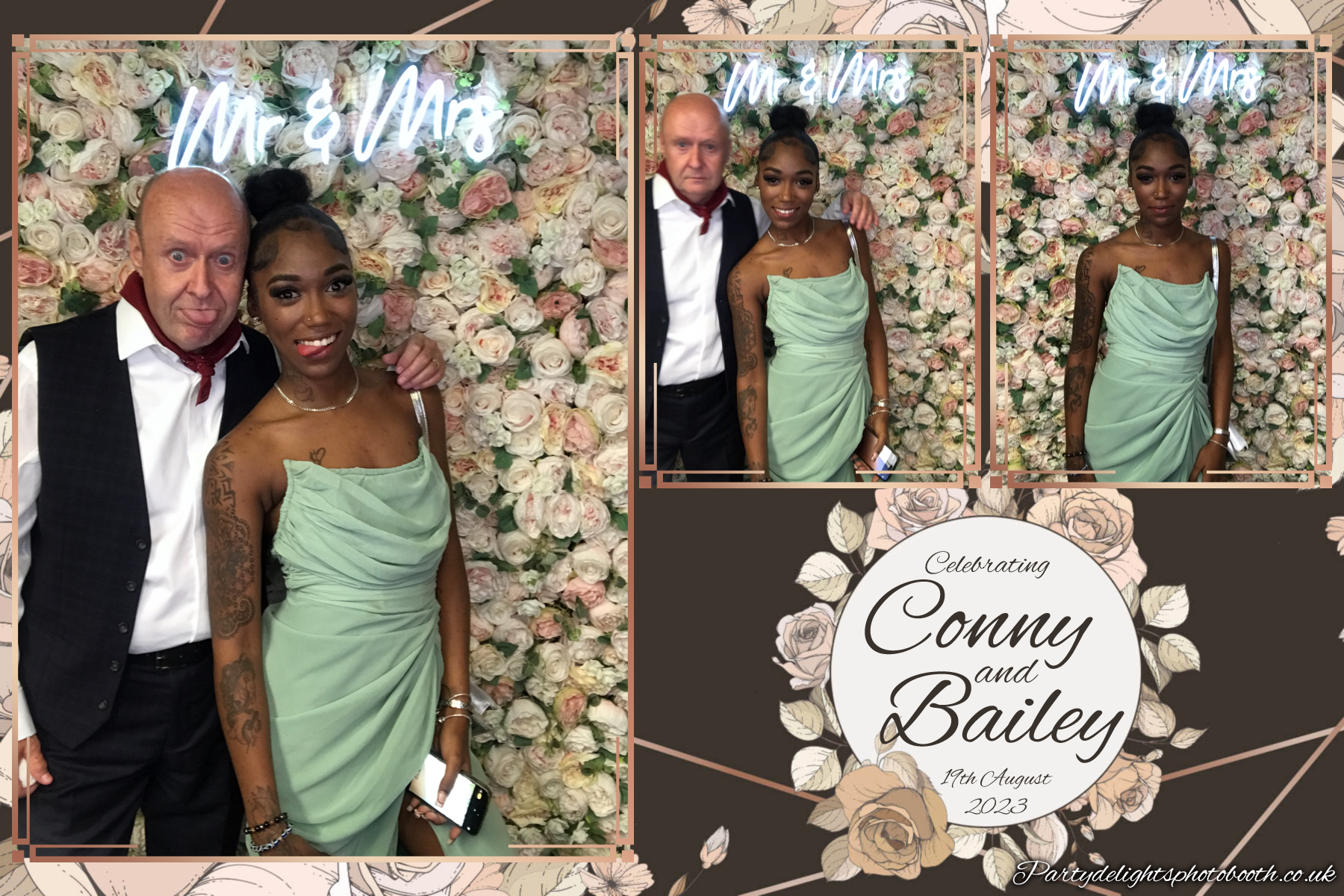 Conny & Bailey’s Wedding | View more photos from the event at gallery.partydelightsphotobooth.co.uk/u/PartyDelightsPhotoBooth/Conny-Bailey’s-Wedding