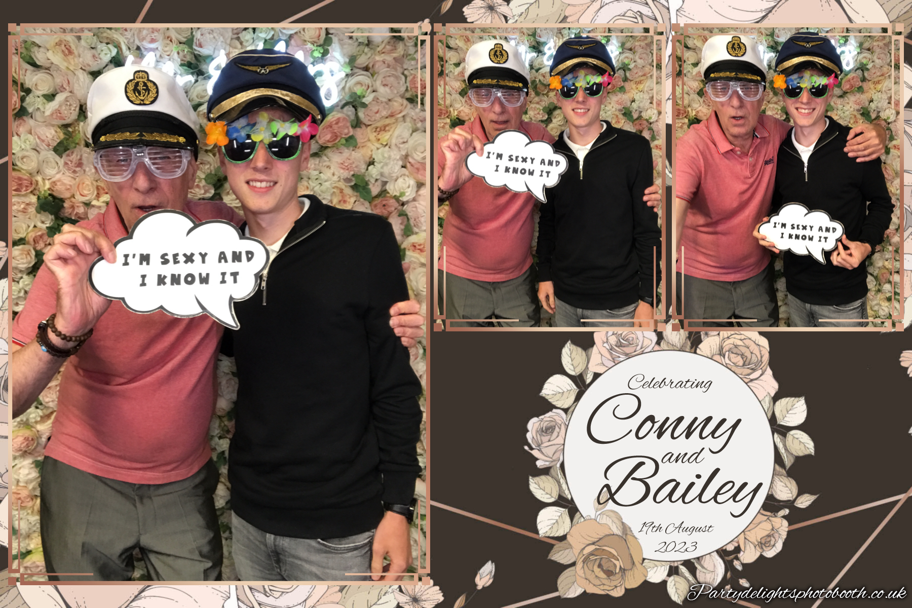 Conny & Bailey’s Wedding | View more photos from the event at gallery.partydelightsphotobooth.co.uk/u/PartyDelightsPhotoBooth/Conny-Bailey’s-Wedding