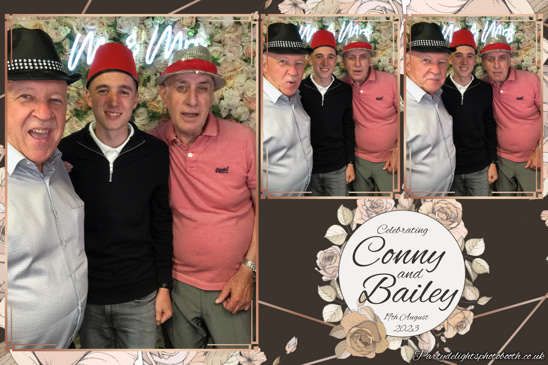 Conny & Bailey’s Wedding | View more photos from the event at gallery.partydelightsphotobooth.co.uk/u/PartyDelightsPhotoBooth/Conny-Bailey’s-Wedding
