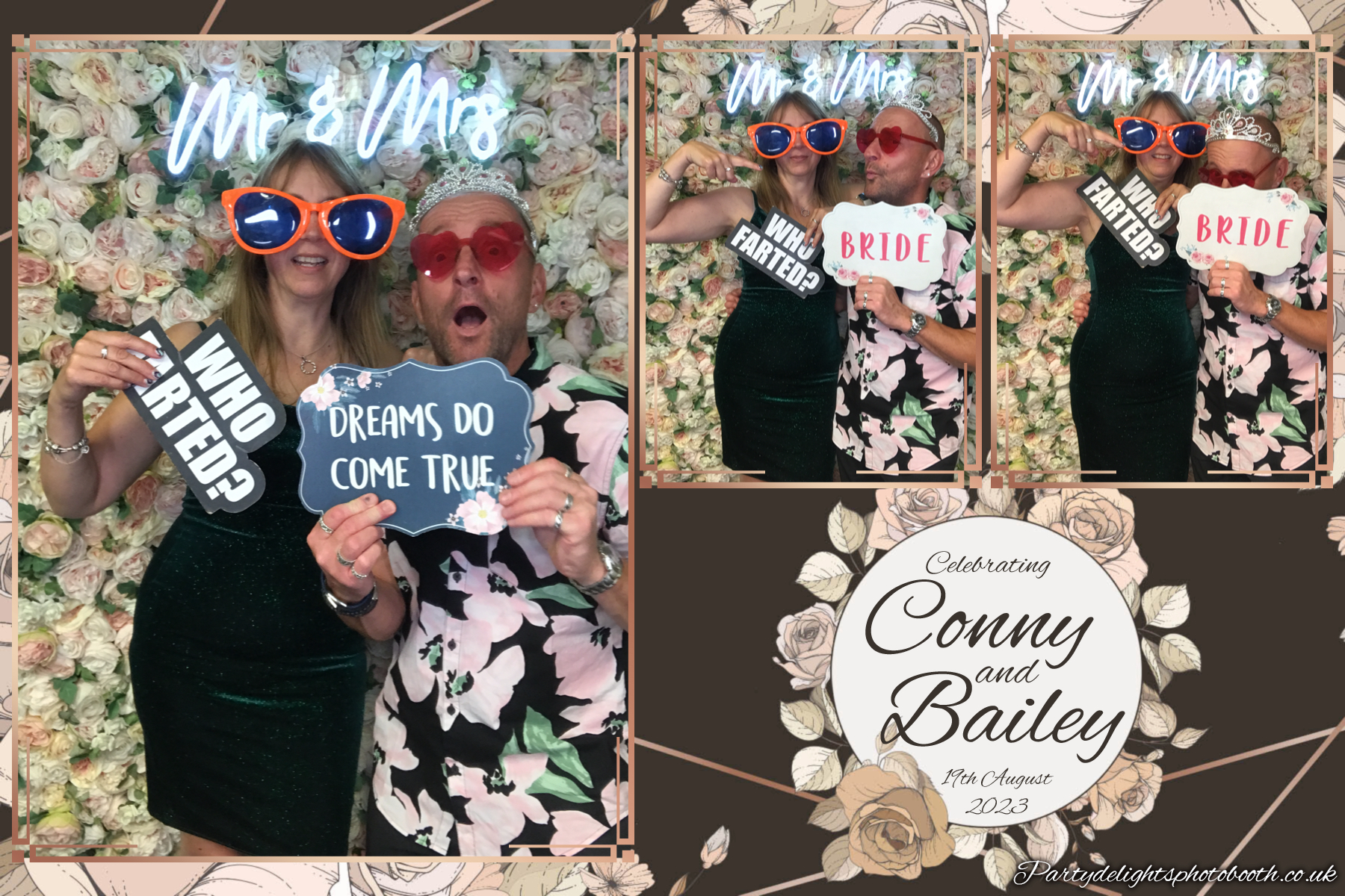 Conny & Bailey’s Wedding | View more photos from the event at gallery.partydelightsphotobooth.co.uk/u/PartyDelightsPhotoBooth/Conny-Bailey’s-Wedding