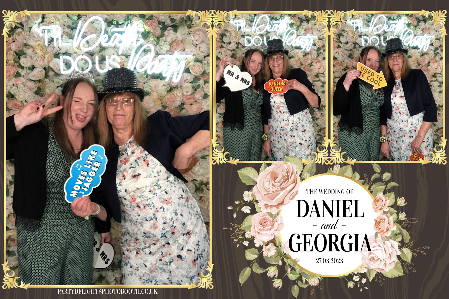 Daniel & Georgia's Wedding | View more photos from the event at gallery.partydelightsphotobooth.co.uk/u/PartyDelightsPhotoBooth/Daniel-Georgias-Wedding