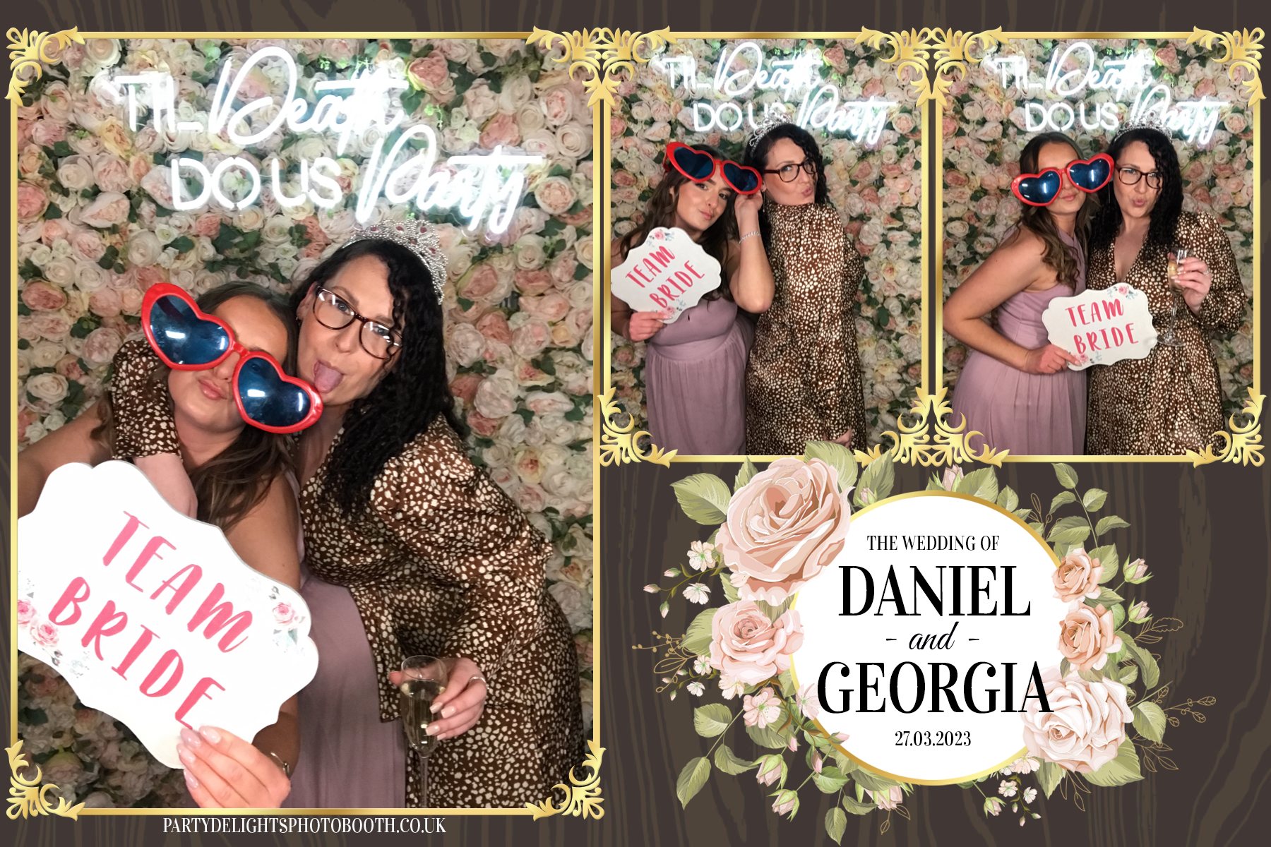Daniel & Georgia's Wedding | View more photos from the event at gallery.partydelightsphotobooth.co.uk/u/PartyDelightsPhotoBooth/Daniel-Georgias-Wedding
