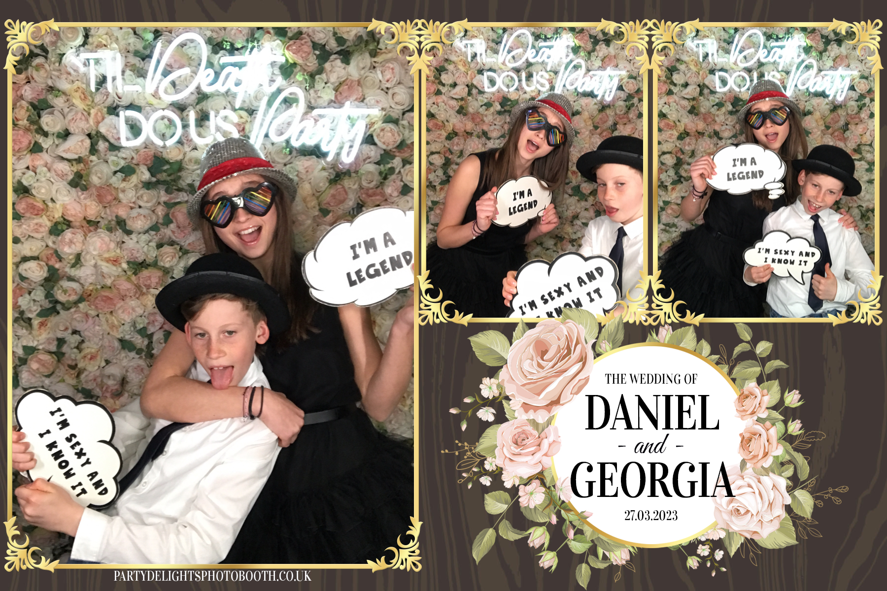 Daniel & Georgia's Wedding | View more photos from the event at gallery.partydelightsphotobooth.co.uk/u/PartyDelightsPhotoBooth/Daniel-Georgias-Wedding