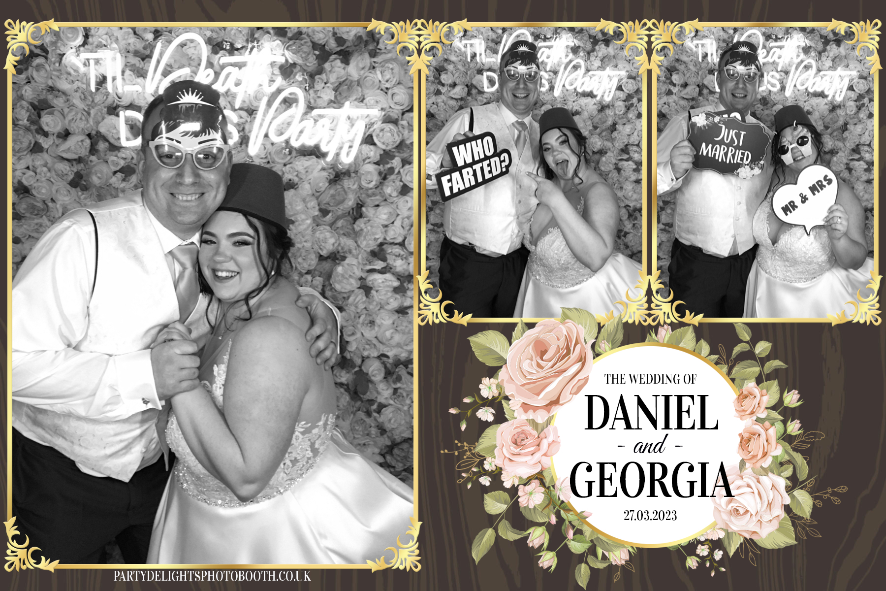 Daniel & Georgia's Wedding | View more photos from the event at gallery.partydelightsphotobooth.co.uk/u/PartyDelightsPhotoBooth/Daniel-Georgias-Wedding
