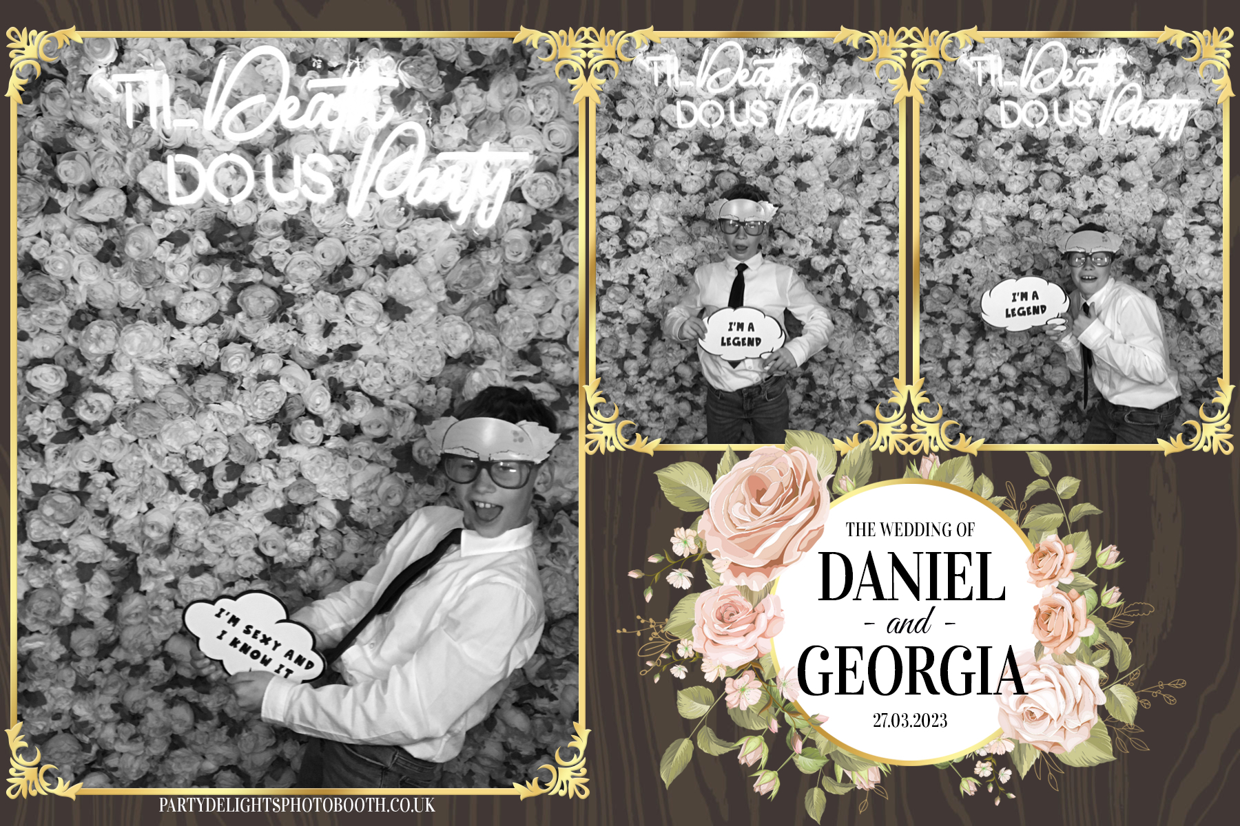 Daniel & Georgia's Wedding | View more photos from the event at gallery.partydelightsphotobooth.co.uk/u/PartyDelightsPhotoBooth/Daniel-Georgias-Wedding