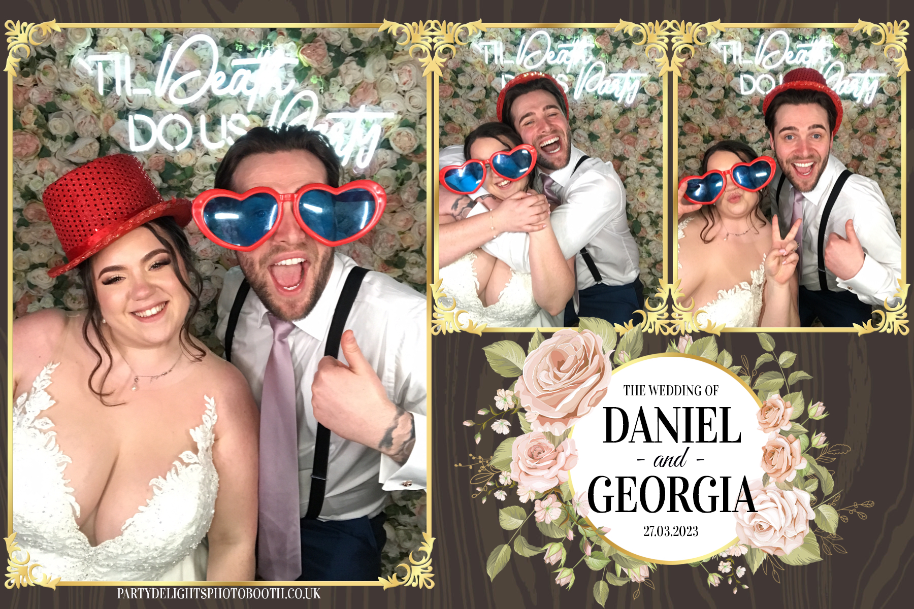 Daniel & Georgia's Wedding | View more photos from the event at gallery.partydelightsphotobooth.co.uk/u/PartyDelightsPhotoBooth/Daniel-Georgias-Wedding