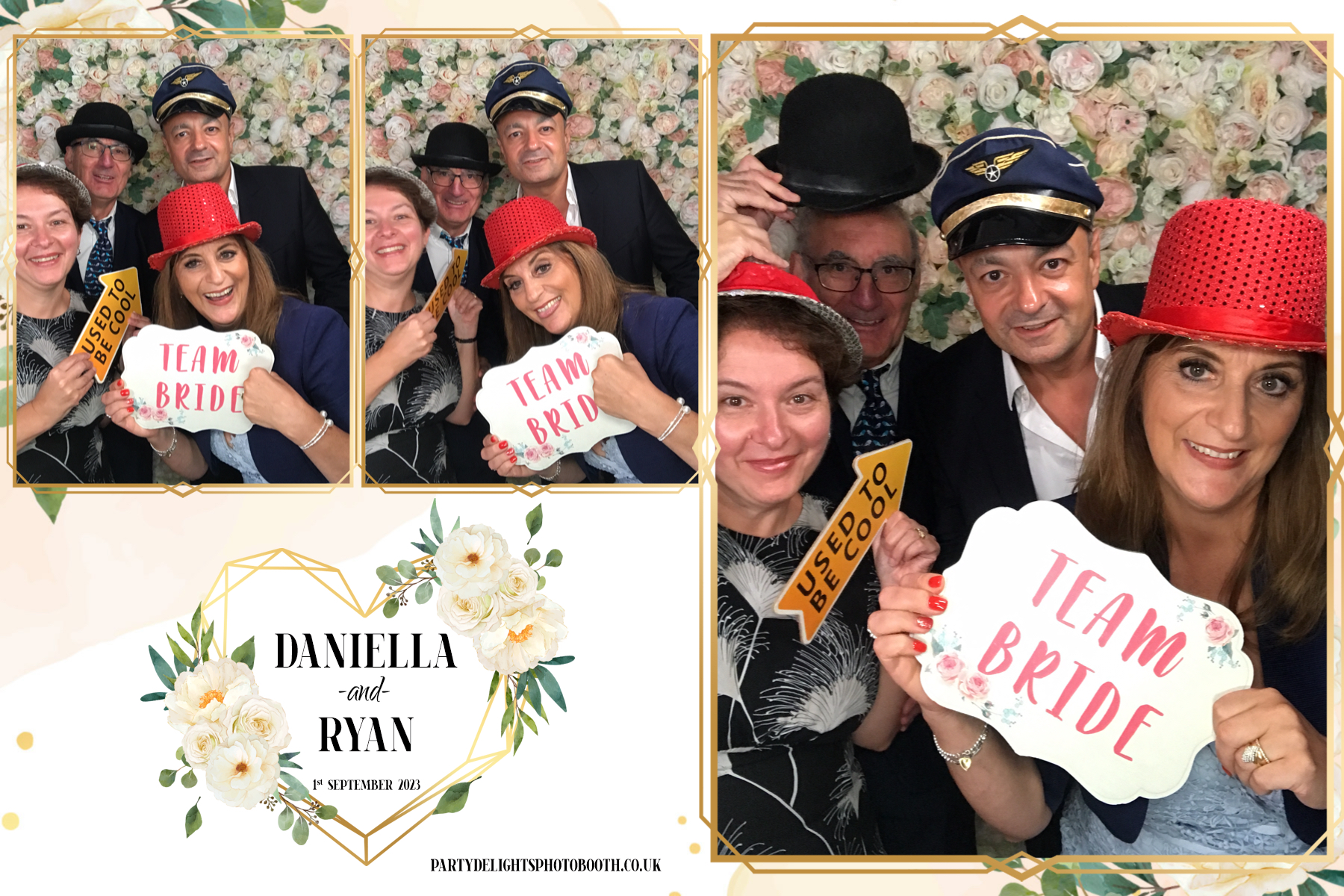 Daniella and Ryan’s Wedding | View more photos from the event at gallery.partydelightsphotobooth.co.uk/u/PartyDelightsPhotoBooth/Daniella-and-Ryan’s-Wedding