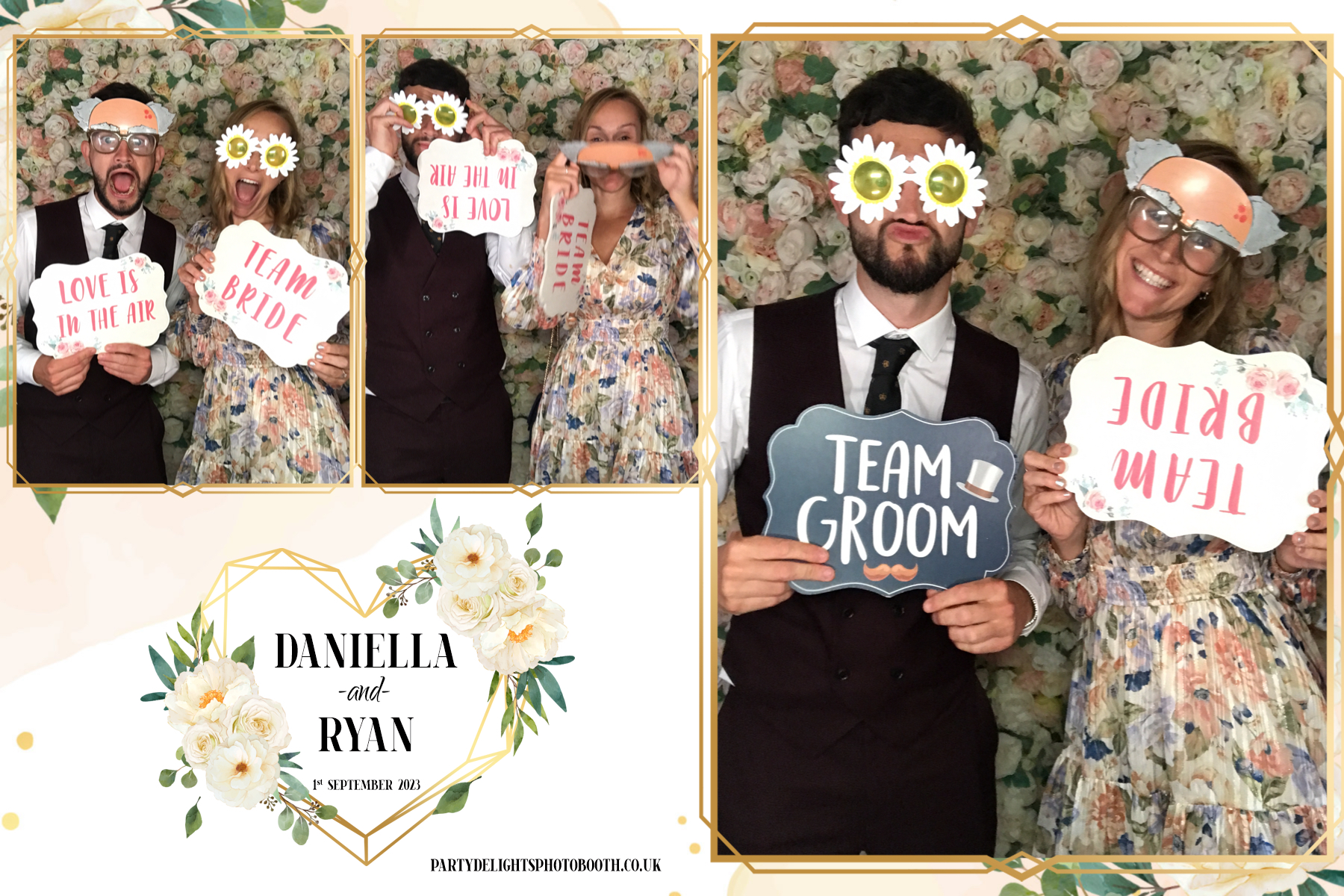 Daniella and Ryan’s Wedding | View more photos from the event at gallery.partydelightsphotobooth.co.uk/u/PartyDelightsPhotoBooth/Daniella-and-Ryan’s-Wedding