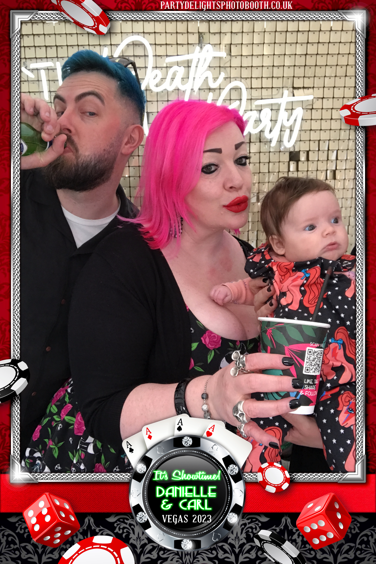 Danielle & Carl - Vegas 2023 | View more photos from the event at gallery.partydelightsphotobooth.co.uk/u/PartyDelightsPhotoBooth/Danielle-Carl-Vegas-2023