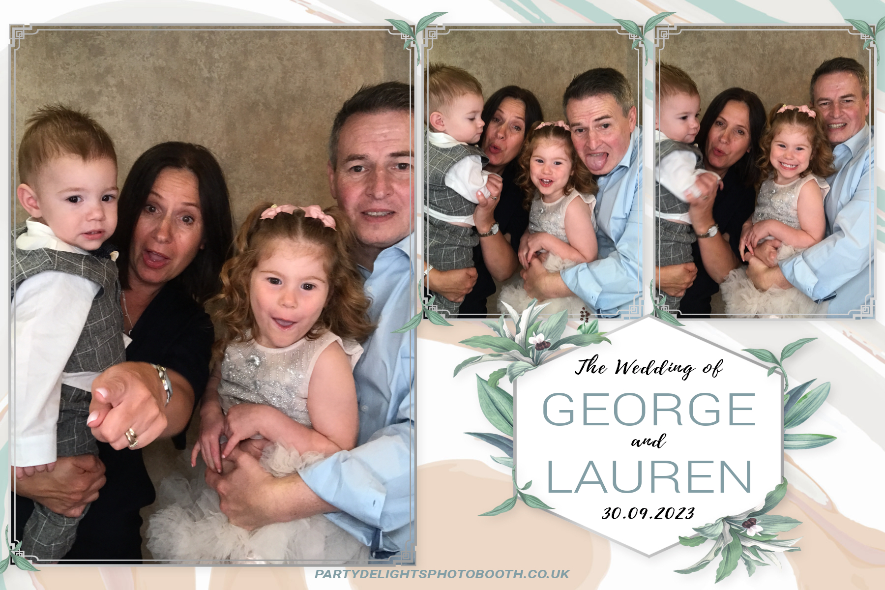 George and Lauren's Wedding | View more photos from the event at gallery.partydelightsphotobooth.co.uk/u/PartyDelightsPhotoBooth/George-and-Laurens-Wedding