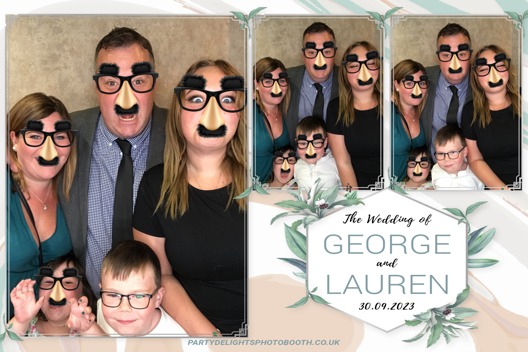George and Lauren's Wedding | View more photos from the event at gallery.partydelightsphotobooth.co.uk/u/PartyDelightsPhotoBooth/George-and-Laurens-Wedding