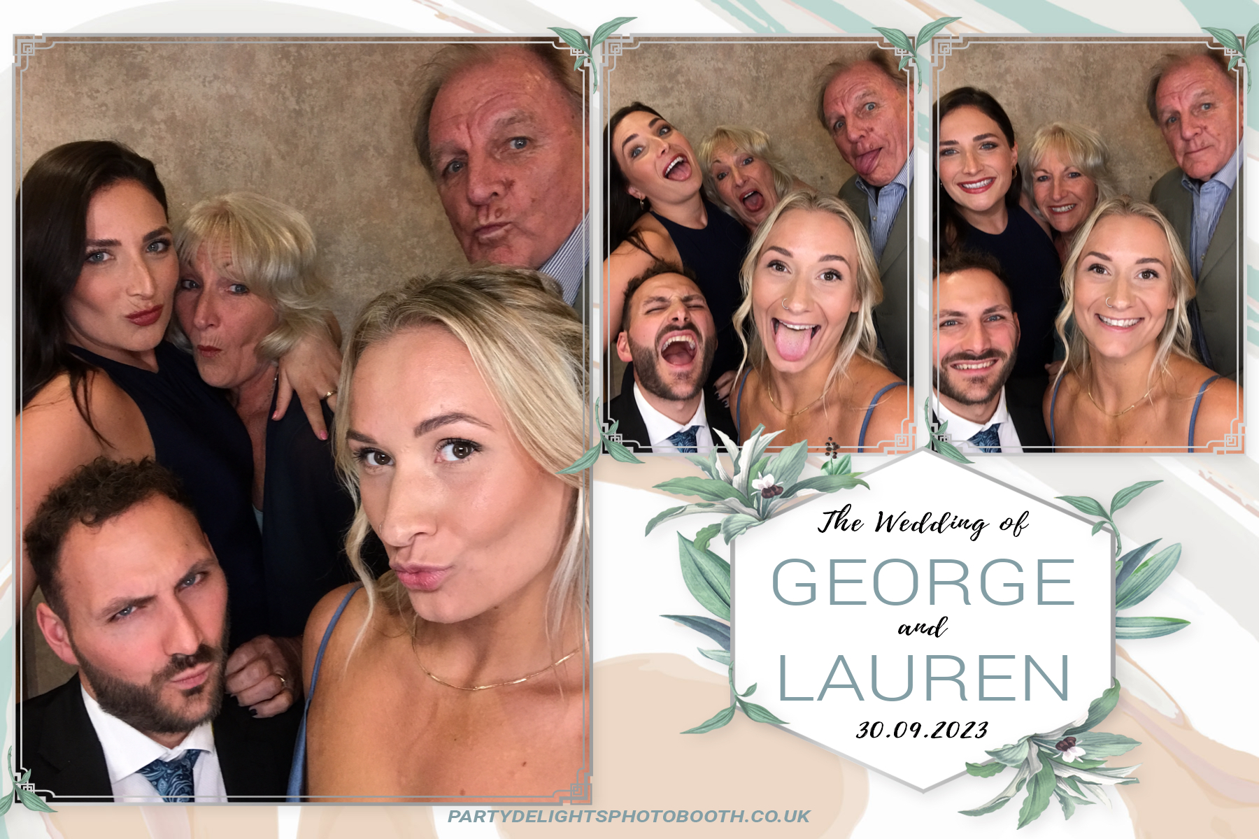 George and Lauren's Wedding | View more photos from the event at gallery.partydelightsphotobooth.co.uk/u/PartyDelightsPhotoBooth/George-and-Laurens-Wedding