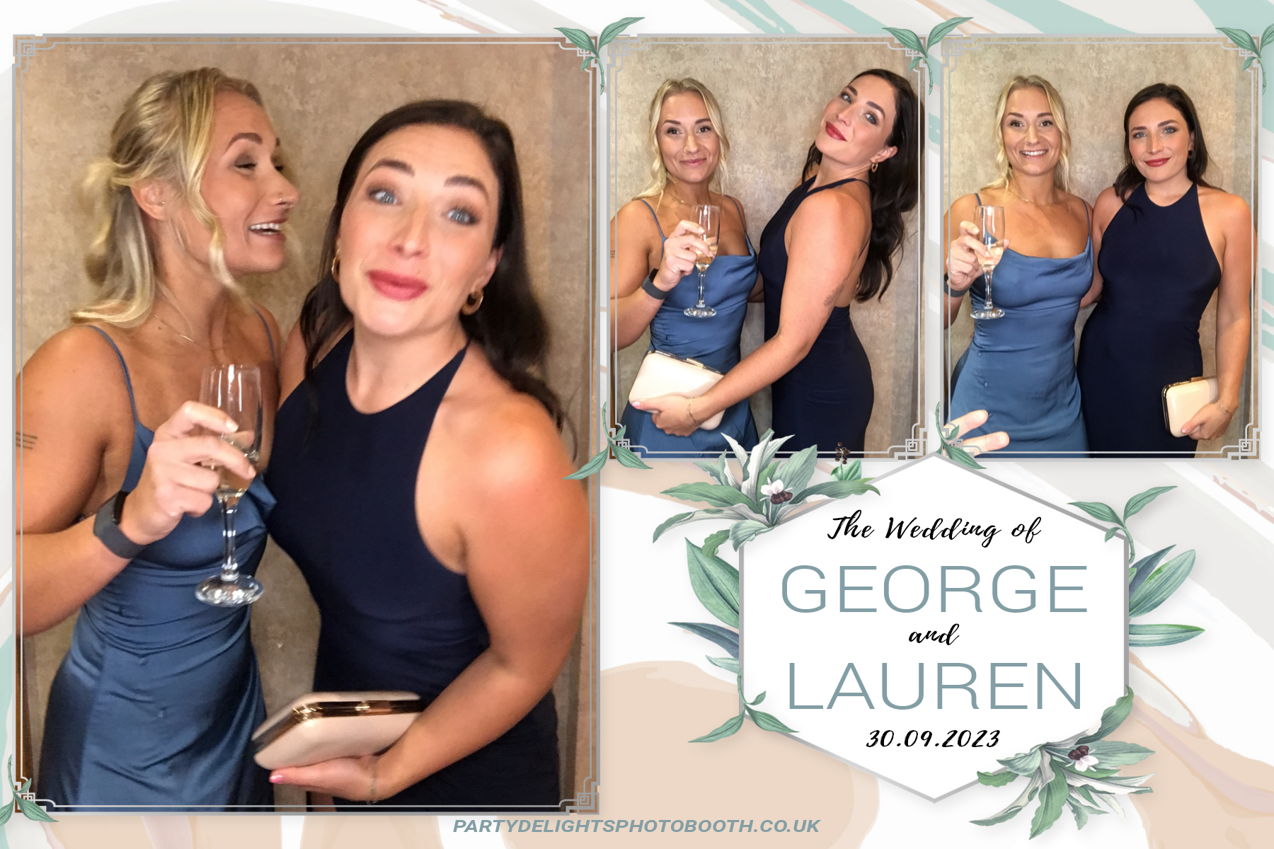 George and Lauren's Wedding | View more photos from the event at gallery.partydelightsphotobooth.co.uk/u/PartyDelightsPhotoBooth/George-and-Laurens-Wedding