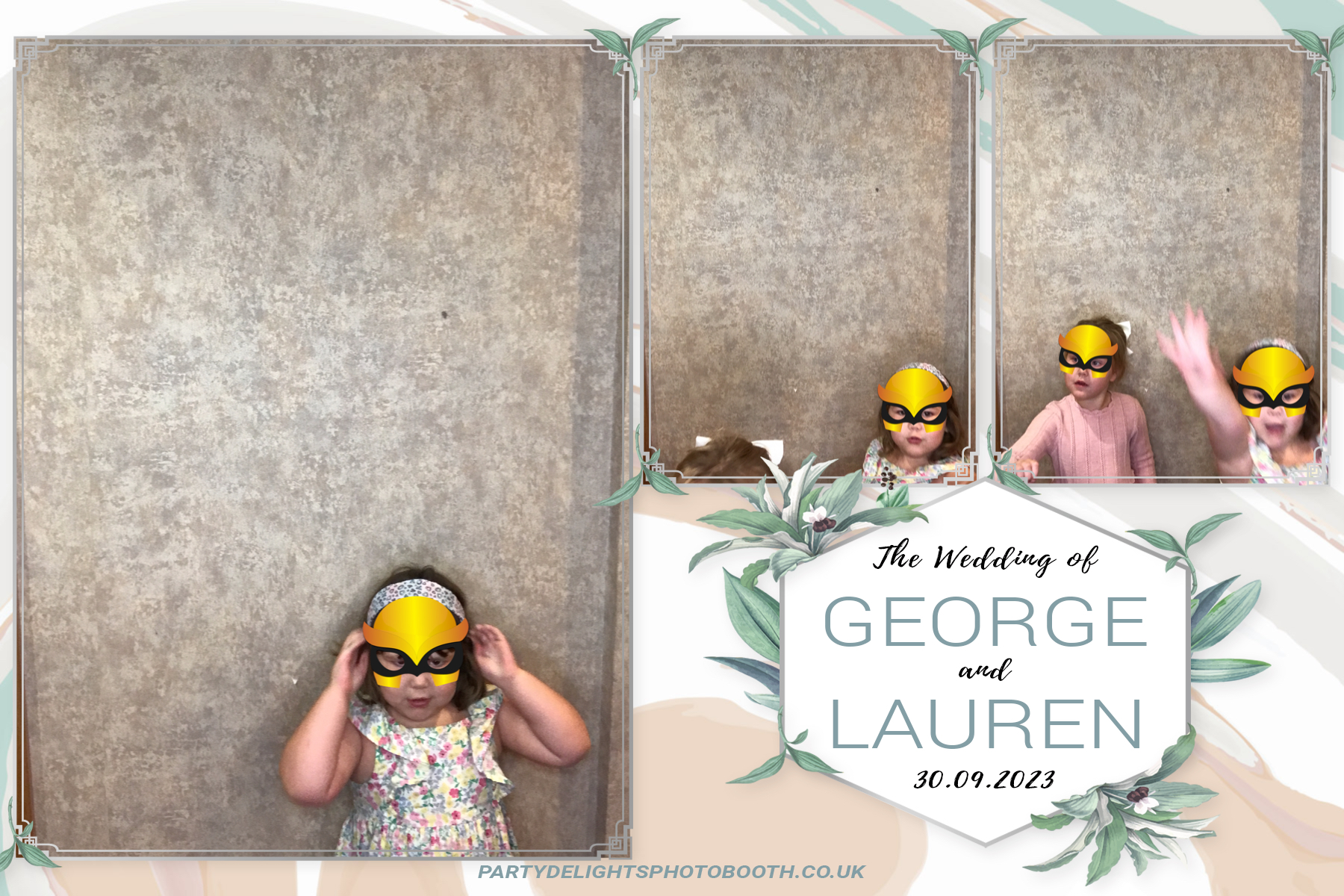 George and Lauren's Wedding | View more photos from the event at gallery.partydelightsphotobooth.co.uk/u/PartyDelightsPhotoBooth/George-and-Laurens-Wedding