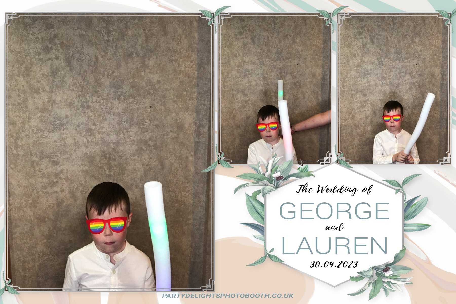 George and Lauren's Wedding | View more photos from the event at gallery.partydelightsphotobooth.co.uk/u/PartyDelightsPhotoBooth/George-and-Laurens-Wedding