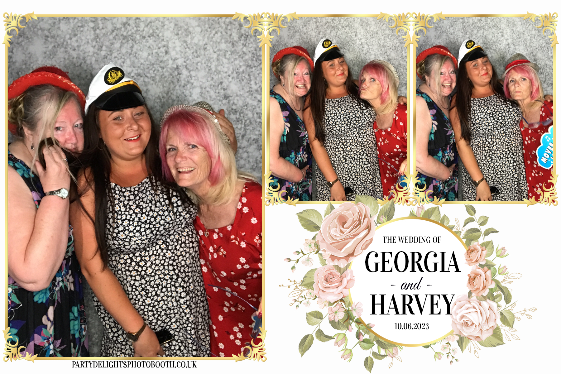 Georgia and Harvey's Wedding | View more photos from the event at gallery.partydelightsphotobooth.co.uk/u/PartyDelightsPhotoBooth/Georgia-and-Harveys-Wedding