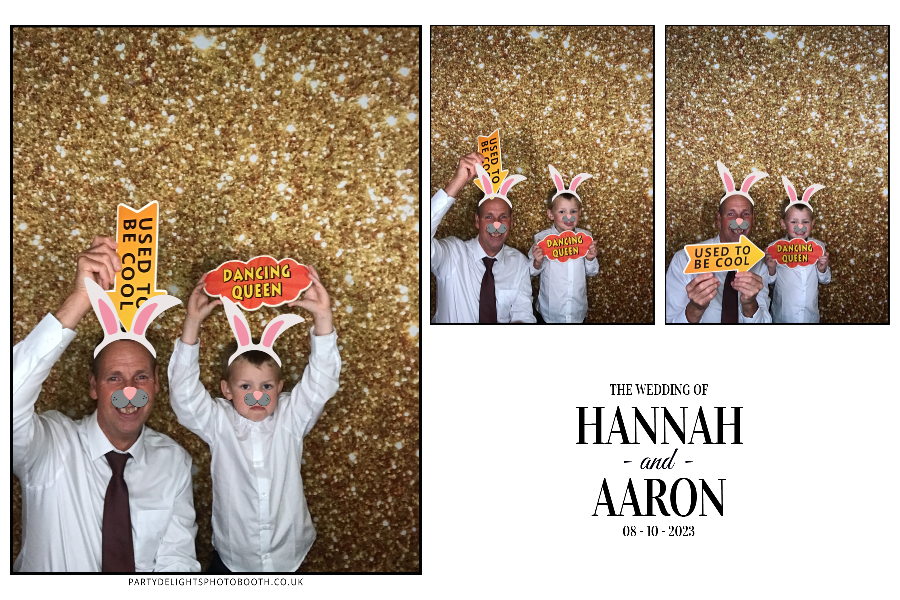 Hannah and Aaron's wedding | View more photos from the event at gallery.partydelightsphotobooth.co.uk/u/PartyDelightsPhotoBooth/Hannah-and-Aarons-wedding